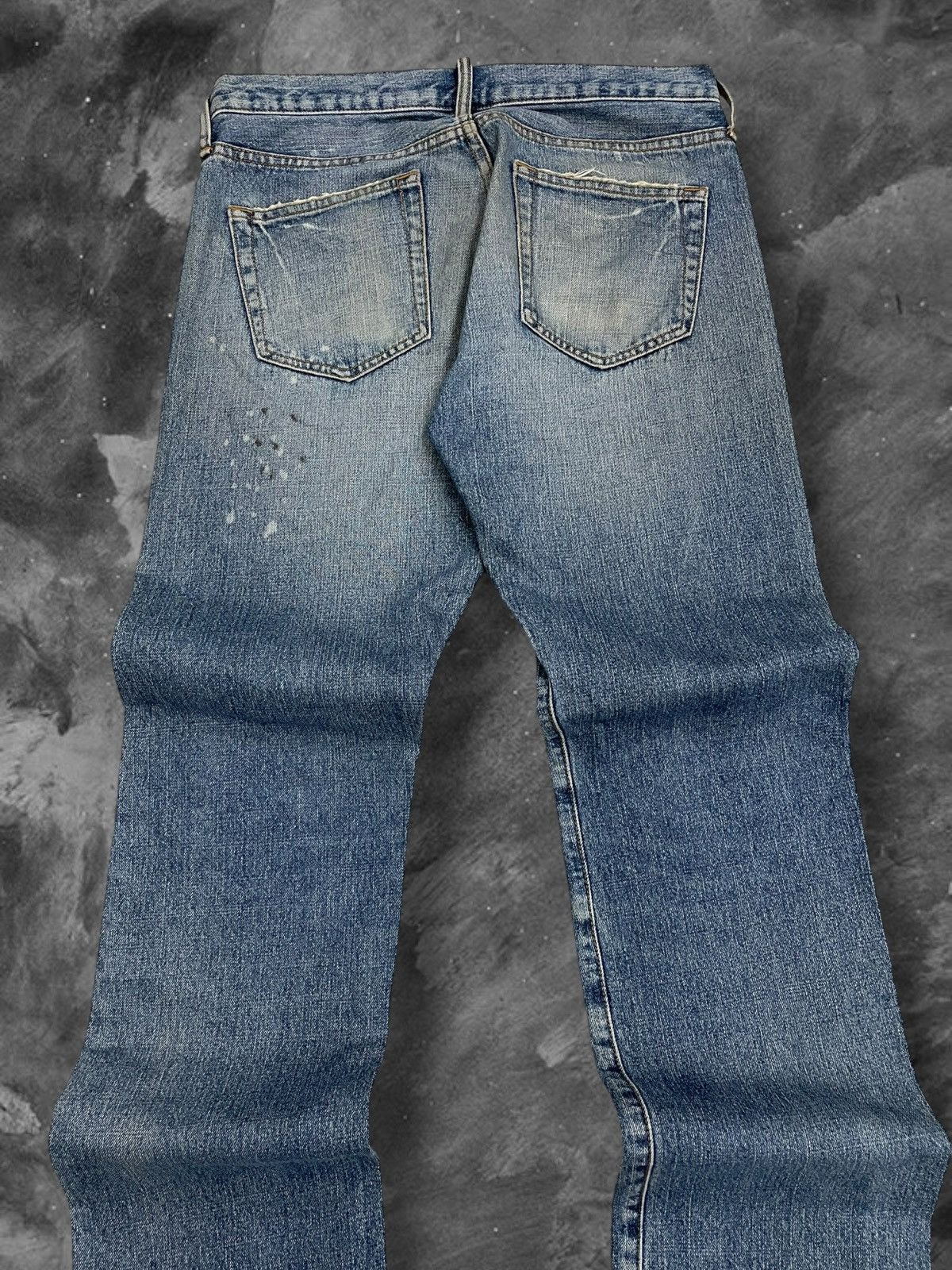 Japanese Brand Vintage 90s Designer Japan In The Attic Splash Grunge Denim Size US 30 / EU 46 - 14 Thumbnail