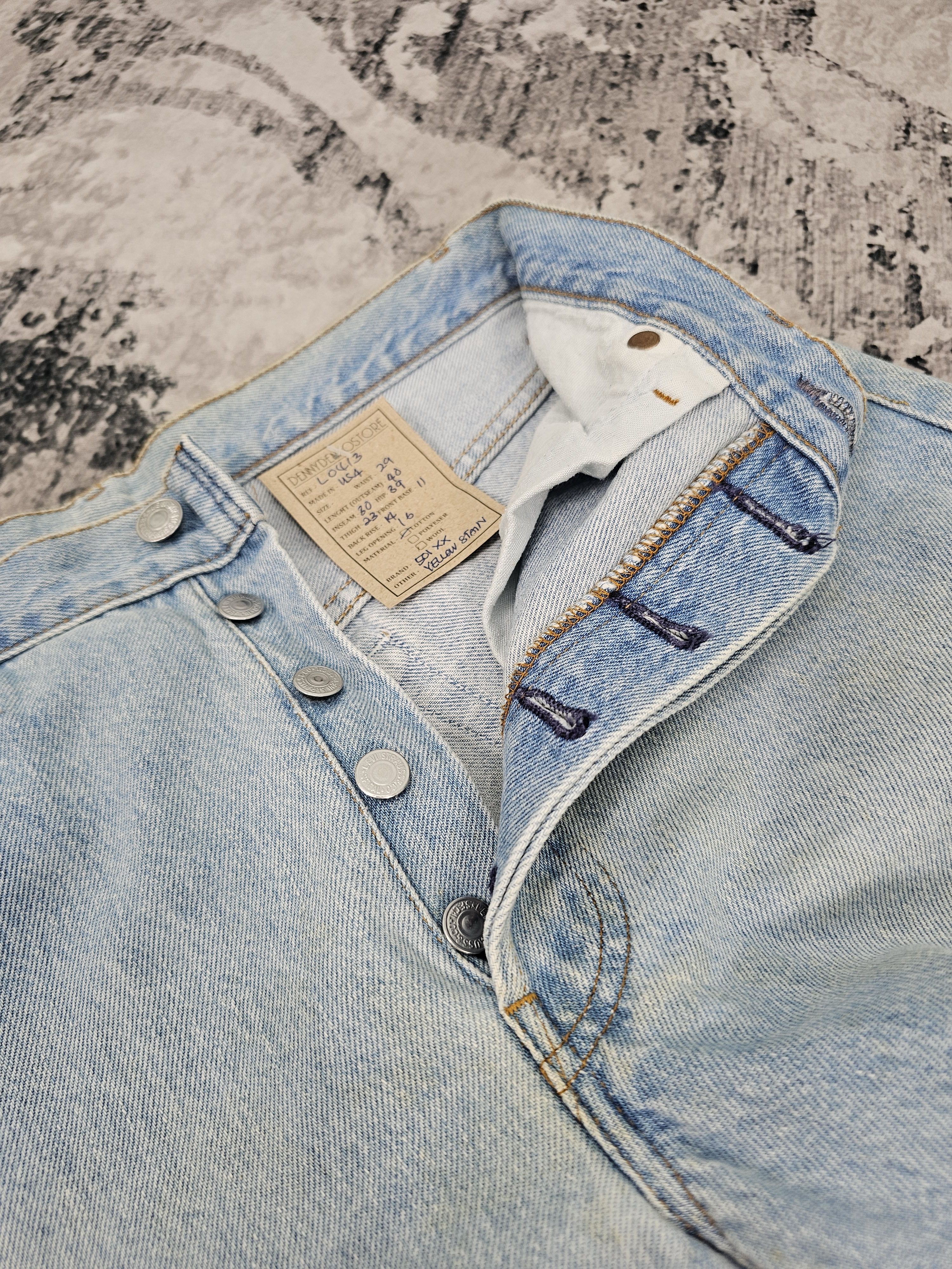 Levi's Vintage Clothing Vtg 90's LEVIS 501 XX Light Blue Faded Size 29X30 Jean L0413 Size US 29 - 12 Thumbnail