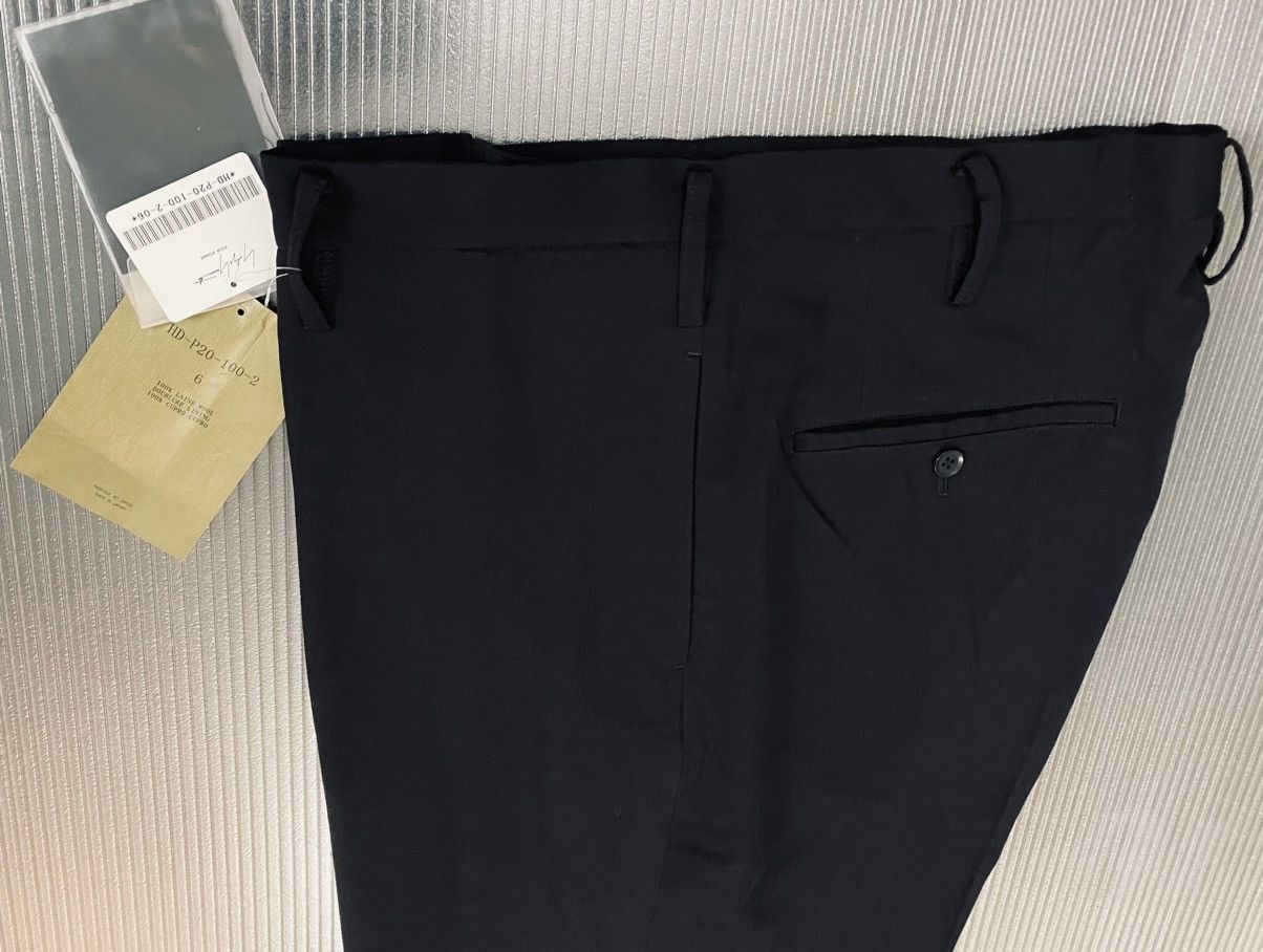Yohji Yamamoto Yohji Yamamoto 🇯🇵 pour homme Nero dc wool slacks 6 NWT Size US 38 / EU 54 - 6 Thumbnail