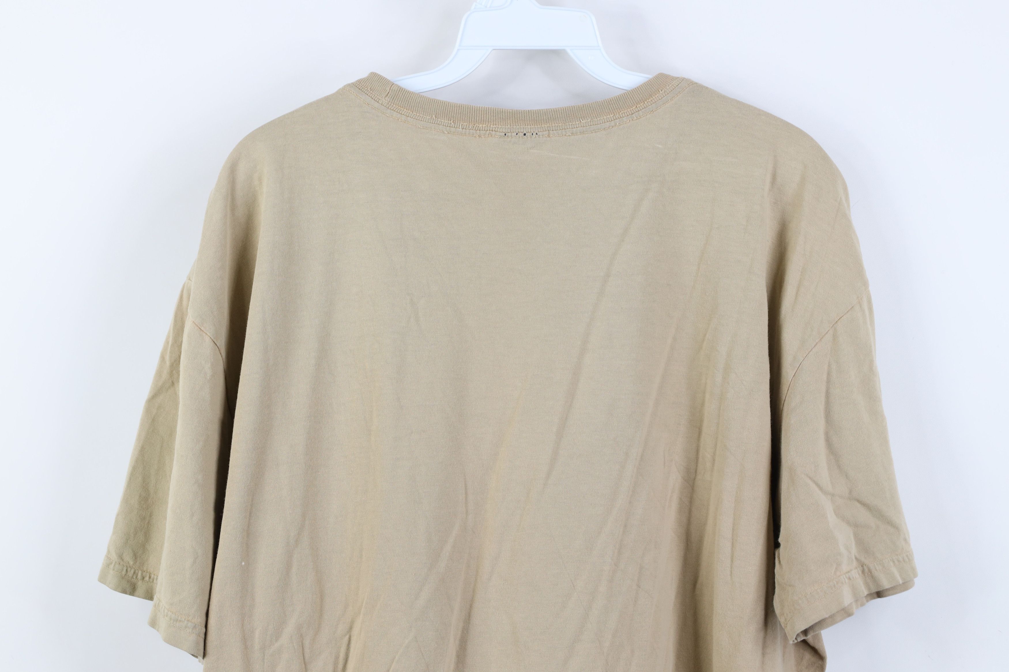 Ralph Lauren Vintage 90s Ralph Lauren Short Sleeve T-Shirt Beige Cotton Size US XL / EU 56 / 4 - 15 Thumbnail