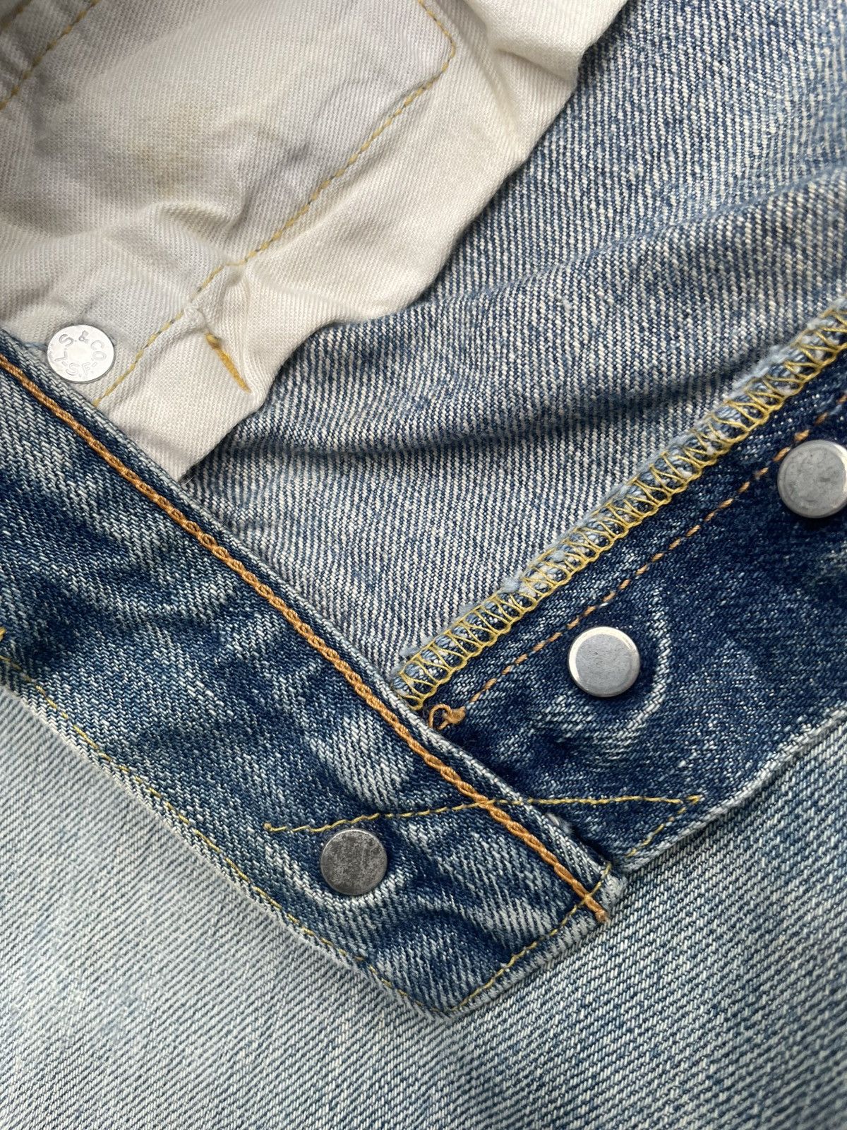 Levi's Vintage Levis 501 E 1966 1967 Selvedge Denim Size US 32 / EU 48 - 22 Thumbnail