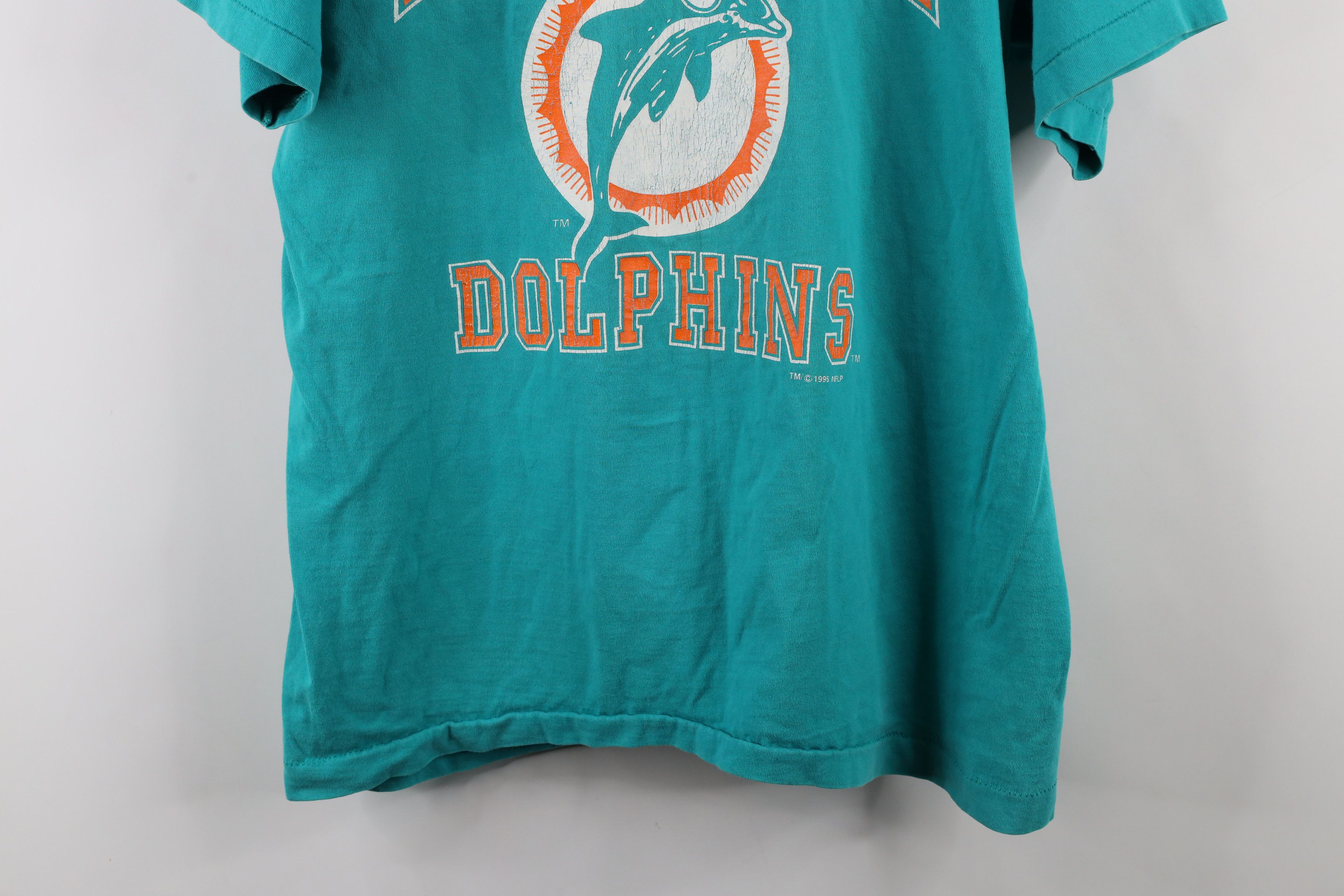 Vintage Vintage 90s Miami Dolphins Football Short Sleeve T-Shirt Size US XL / EU 56 / 4 - 3 Thumbnail