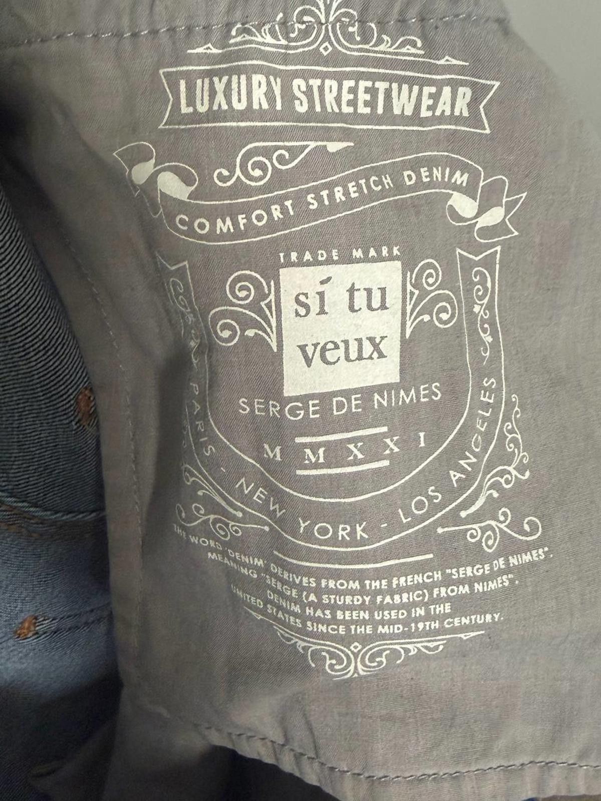Other Sí Tu Veux Serge de Nîmes Stacked Flare Jeans Size 30 Size US 30 / EU 46 - 5 Thumbnail