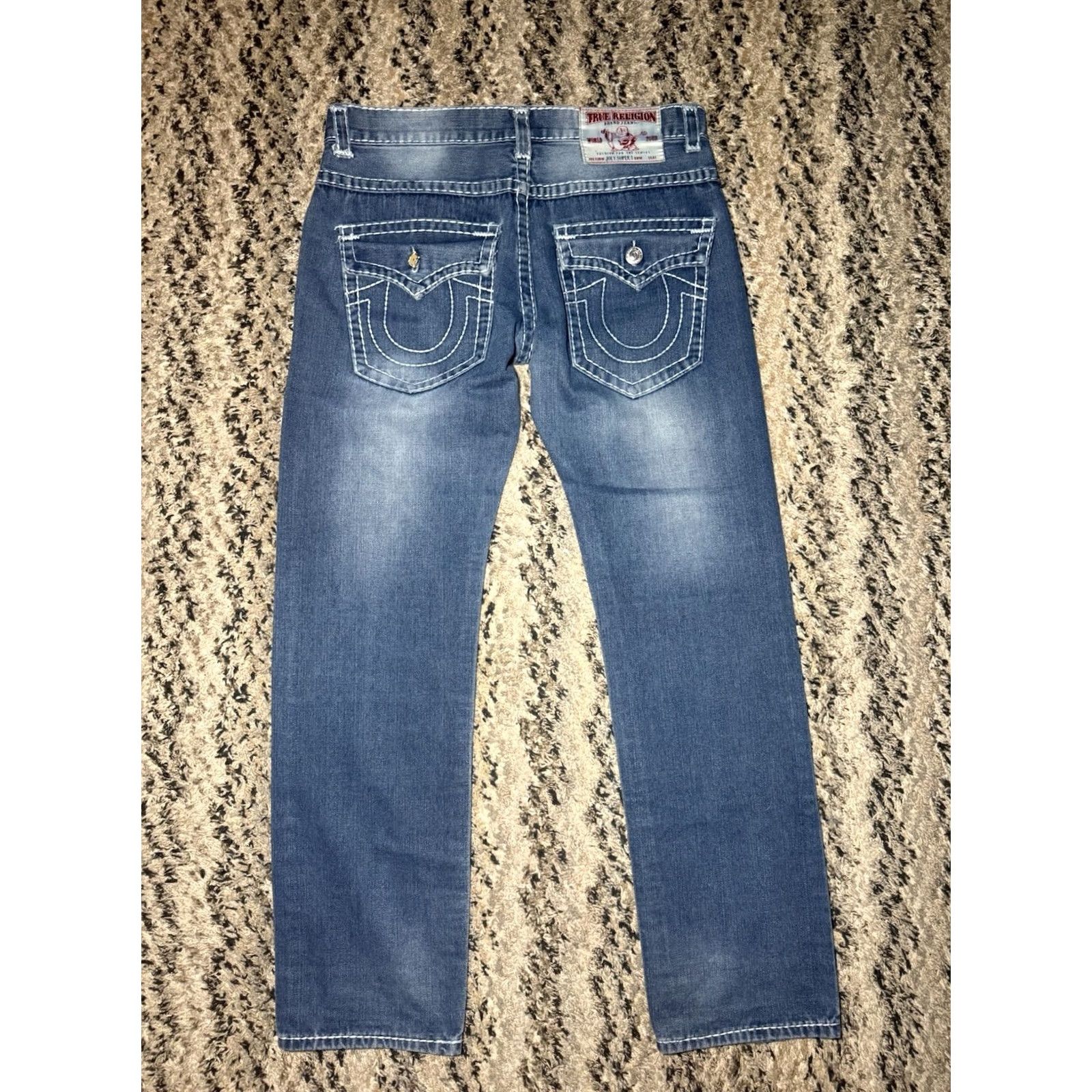 True Religion VINTAGE True Religion Jeans Mens Joey Super T Denim Blue Size 36x34 USA Made Size US 36 / EU 52 - 6 Thumbnail