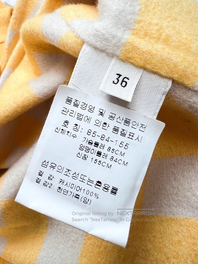 Hermes Hermes Yellow Long Cashmere Greatcoat Jacket Size XS / US 0-2 / IT 36-38 - 6 Thumbnail