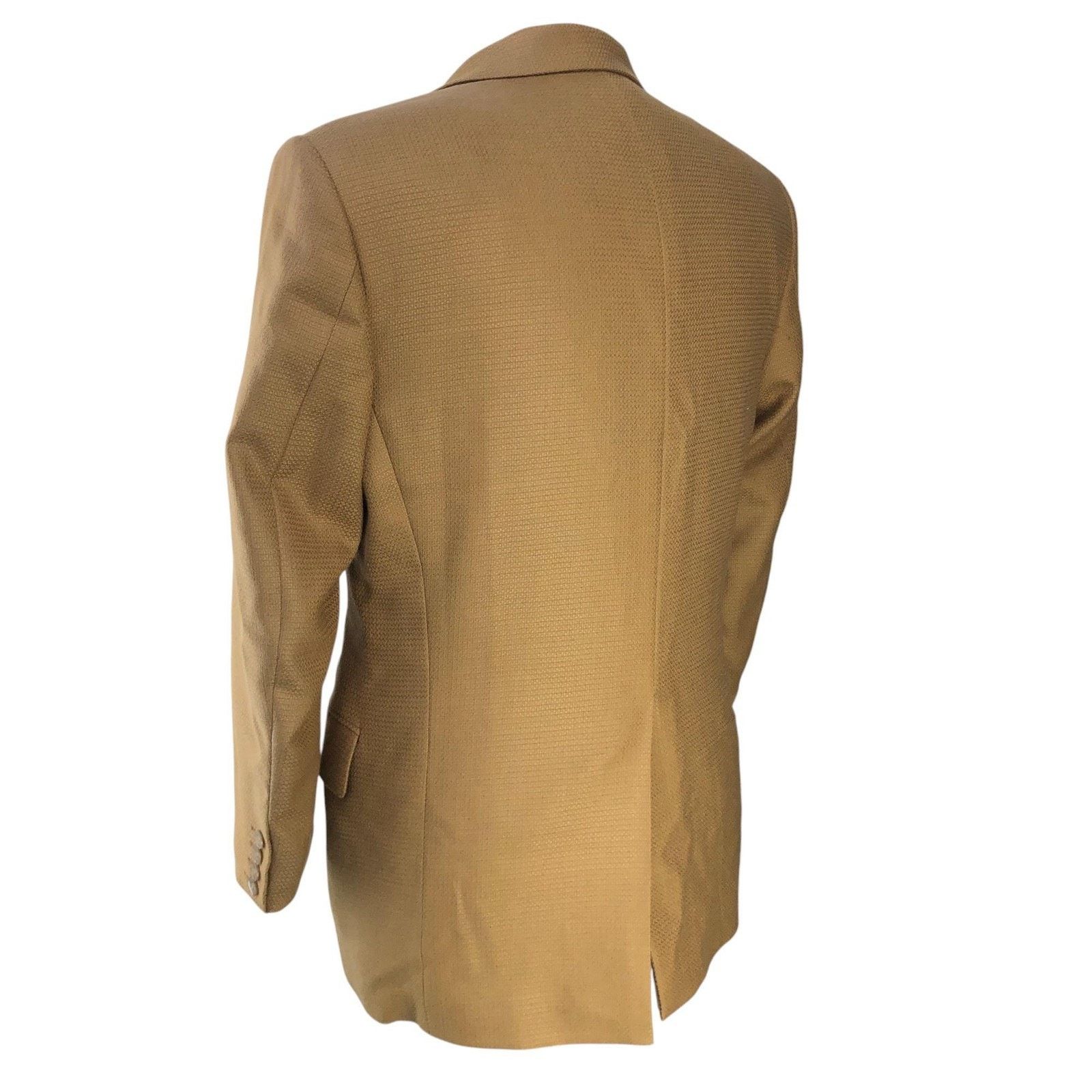 Daniel Hechter Daniel Hechter Blazer 40R Camel Wool Sport Coat Three Button Size 40R - 8 Thumbnail