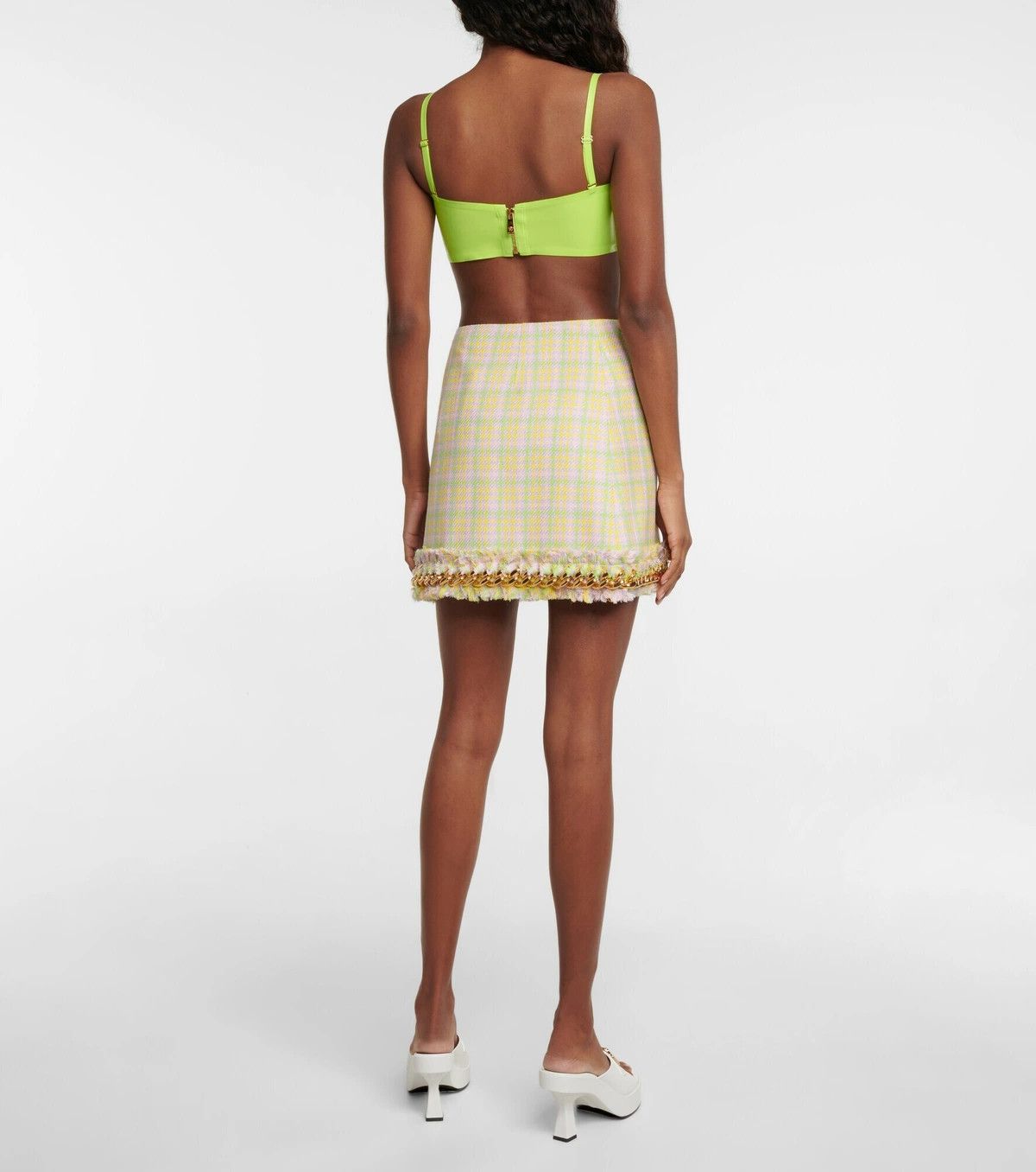 Versace o1y0226 Blouse in Green Size XS / US 0-2 / IT 36-38 - 4 Thumbnail