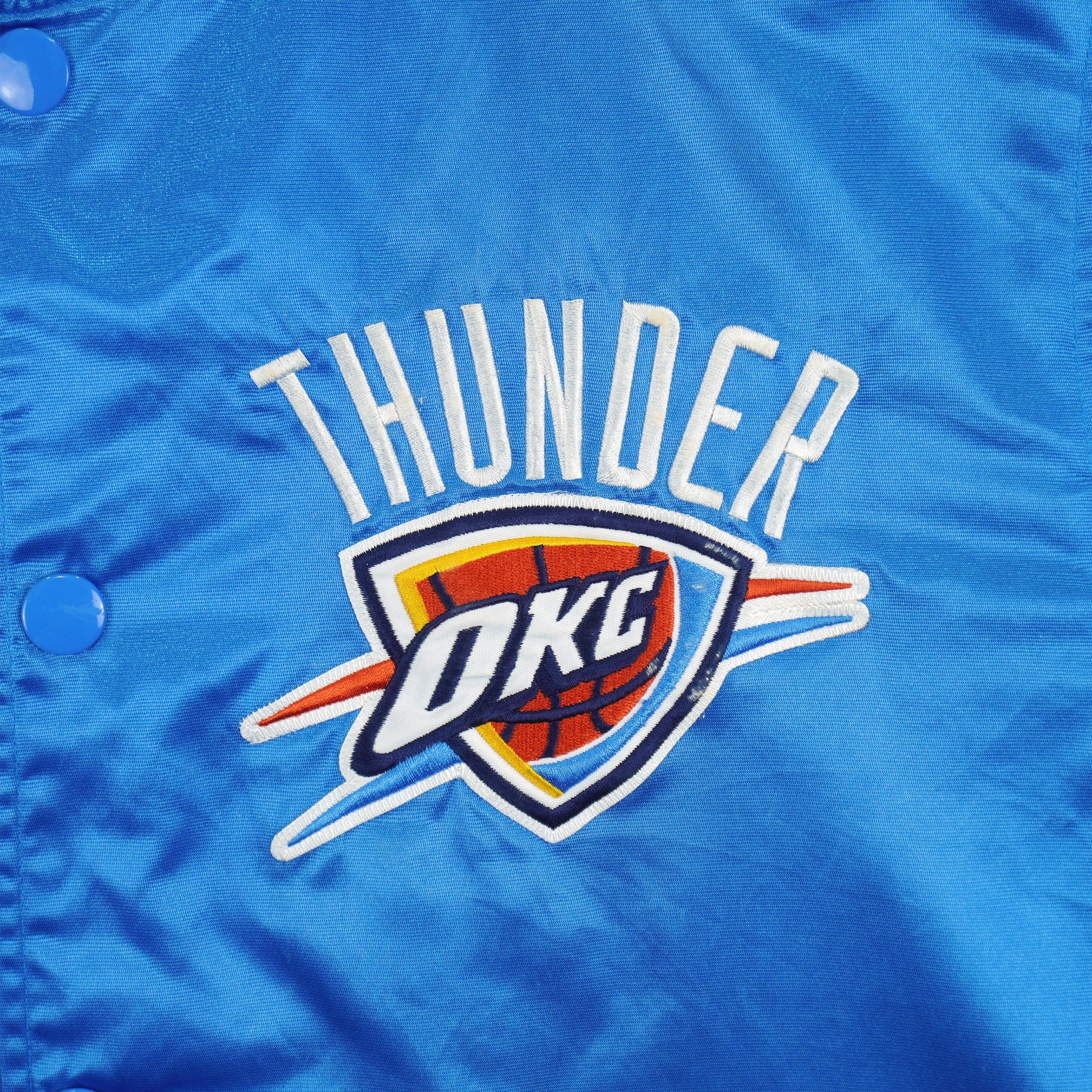 Starter NBA - Oklahoma City Thunder Satin Jacket 2009 Size US XL / EU 56 / 4 - 3 Thumbnail