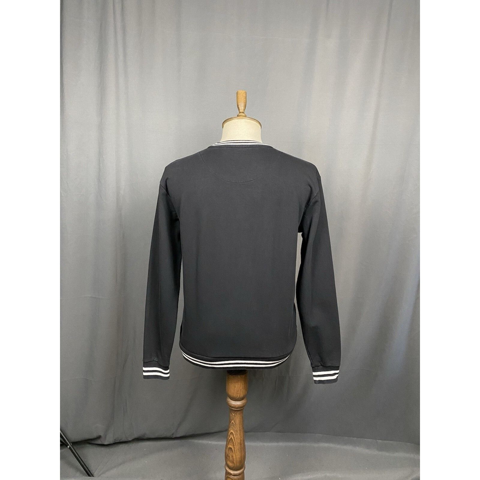 Karl Kani Karl Kani Big Logo Men's Black Crewneck Sweater Size S Size US S / EU 44-46 / 1 - 7 Thumbnail
