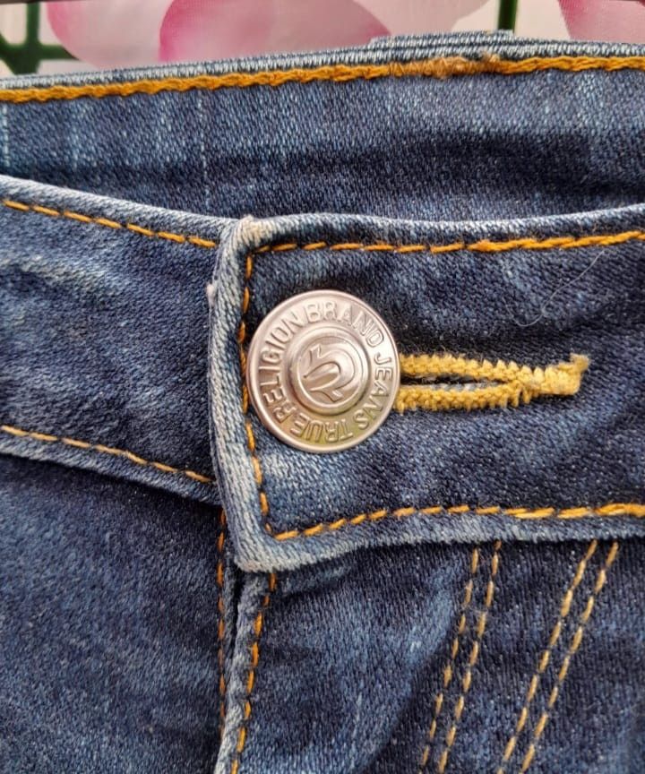 True Religion 2010s True Religion Slim Jeans W27/L34 Size 27" / US 4 / IT 40 - 11 Thumbnail