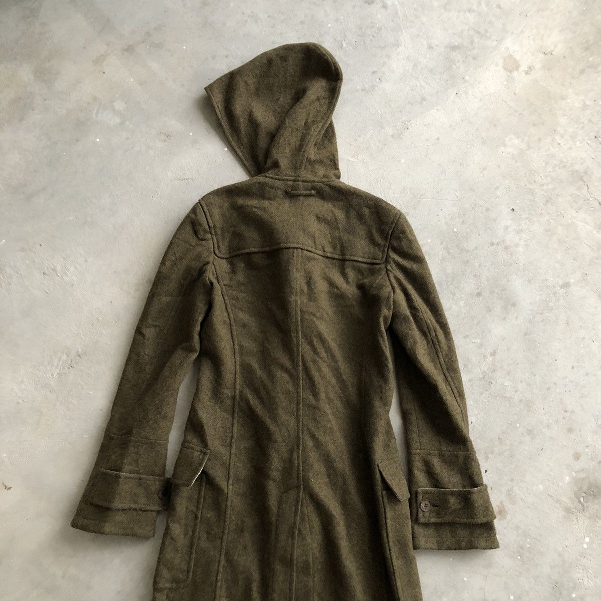 Jean Paul Gaultier JEAN PAUL GAULTIER Very Rare Design Long Wool Duffle Coat Size US XXS / EU 40 - 8 Thumbnail