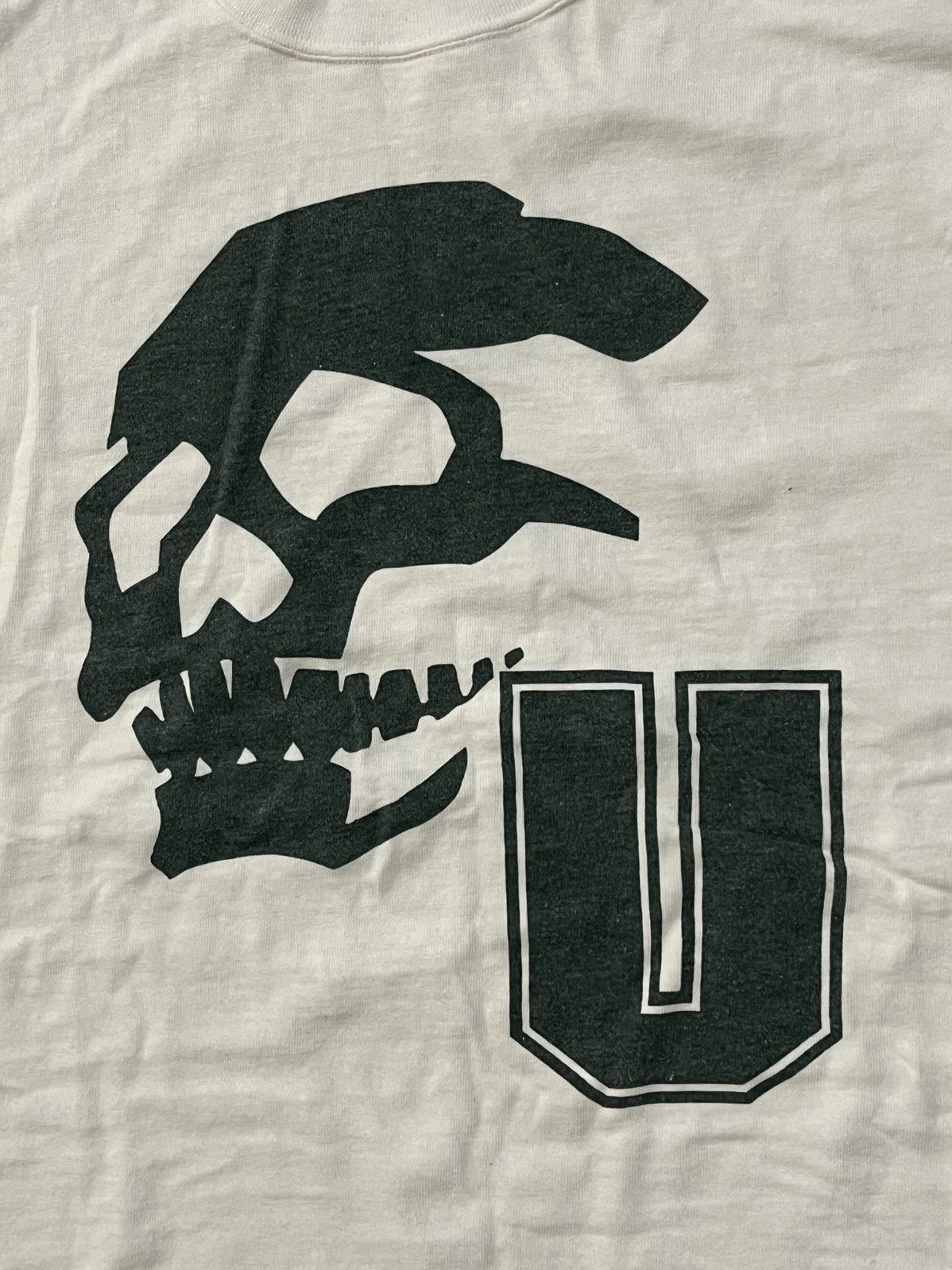 Undercover AW03 Paper Doll Varsity Skull Logo Tee Size US M / EU 48-50 / 2 - 3 Thumbnail