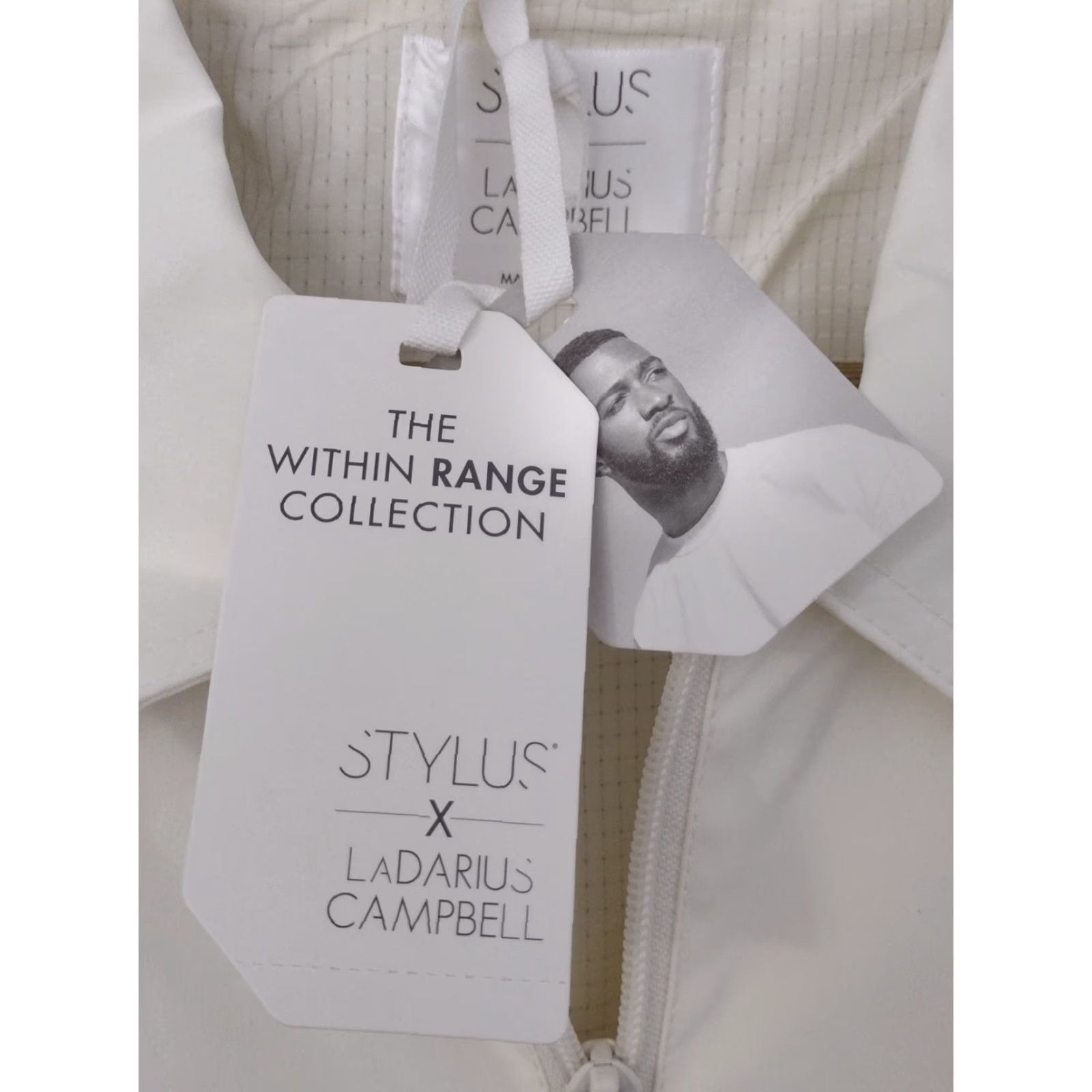Vintage STYLUS Shirt Ladarius Campbell 1/4 Zip Long Sleeve Ivory L Men Regular Crew Neck Zip Modern Casual Vintage No N/A Size US L / EU 52-54 / 3 - 6 Thumbnail