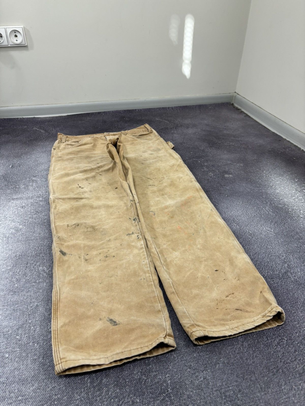 Dickies Vintage Dickies Faded Mustard Y2K Work Hype Pants Jeans Size US 32 / EU 48 - 8 Thumbnail