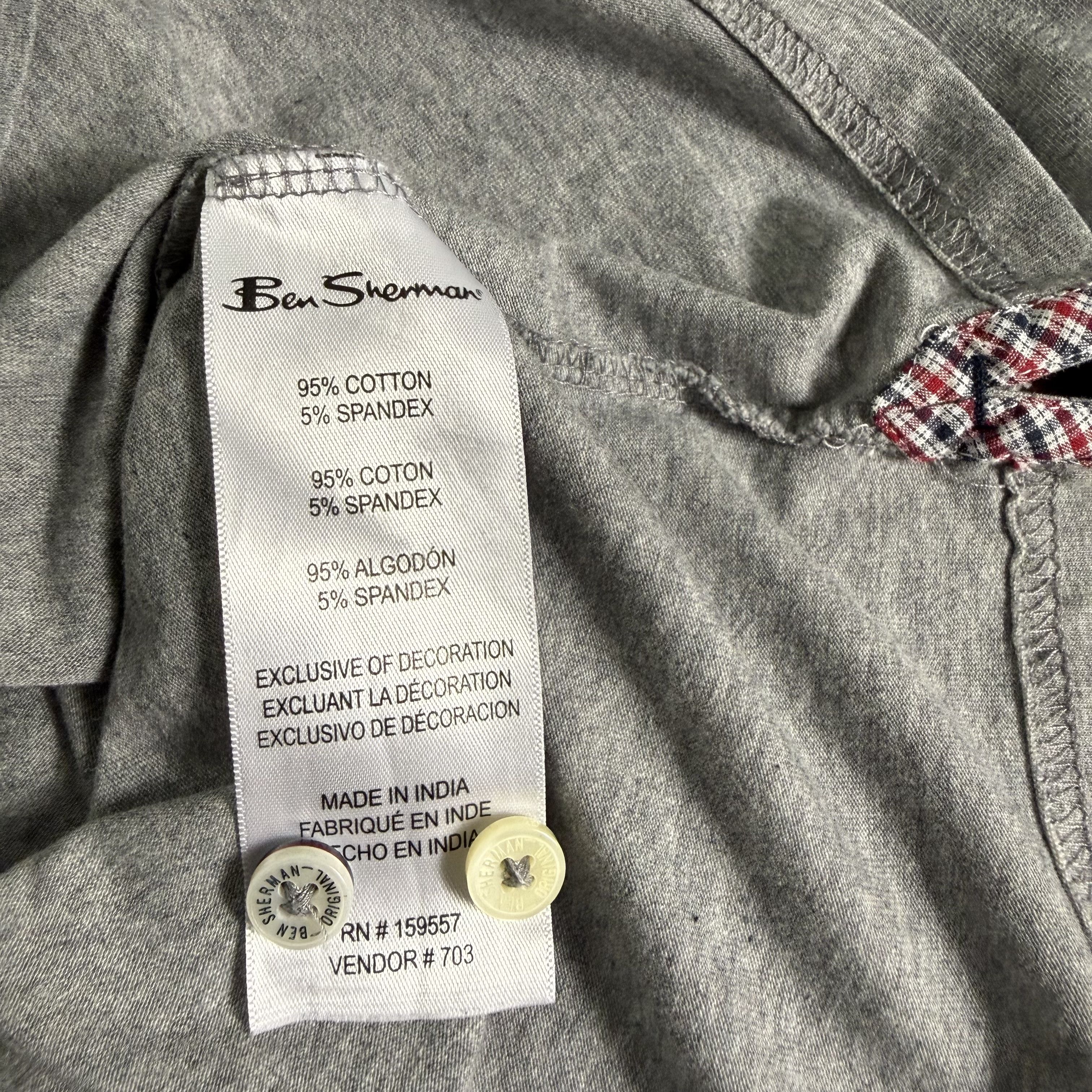 Ben Sherman 🔥RARE🔥Vintage Ben Sherman L/Sleeve Polo Shirt Size US L / EU 52-54 / 3 - 7 Thumbnail