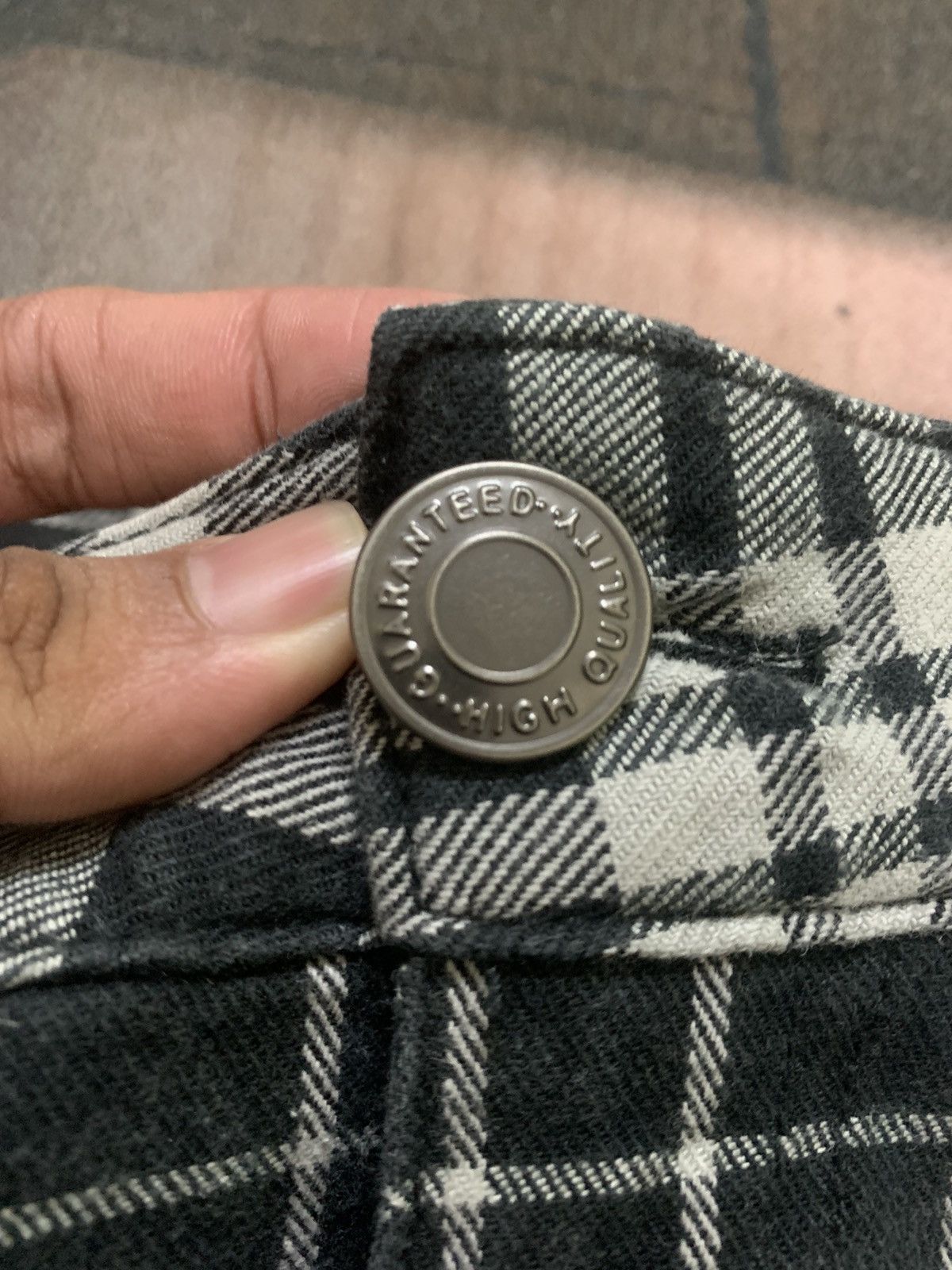 20471120 × Japanese Brand × Le Grande Bleu (L.G.B.) PUNK style sorridere pant flannel design Size US 30 / EU 46 - 7 Thumbnail