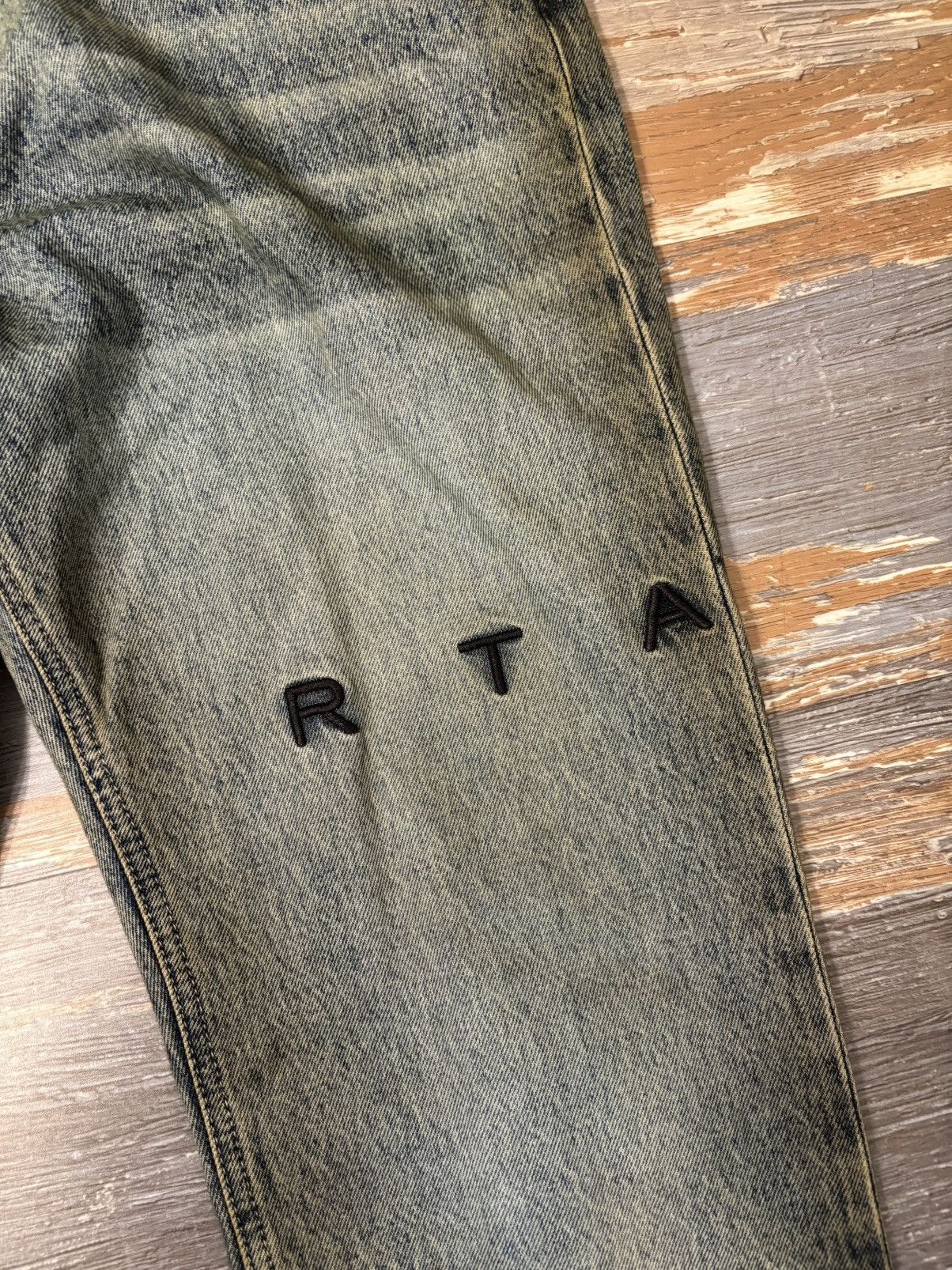 Rta RTA Embroidered Denim Size US 33 - 2 Thumbnail