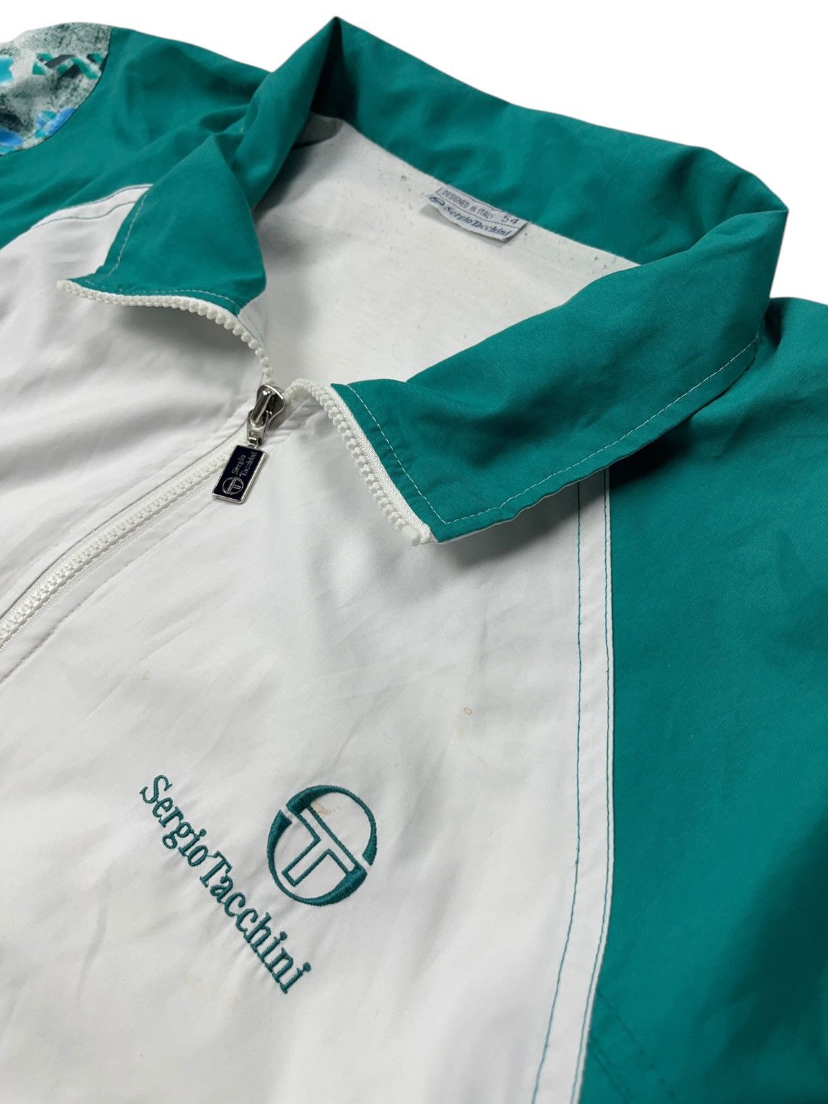 Vintage 90s Sergio Tacchini Windbreaker Track Jacket