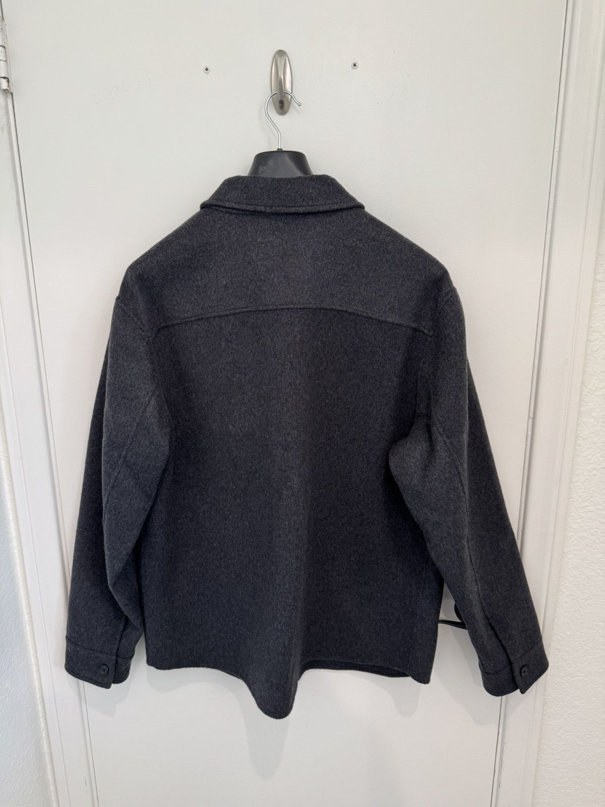 Theory Theory Grey Wool Jacket with Cashmere Blend Size US XL / EU 56 / 4 - 2 Thumbnail