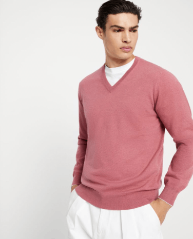 Brunello Cucinelli Cashmere Sweater in Dark Red Size US L / EU 52-54 / 3 - 1 Thumbnail