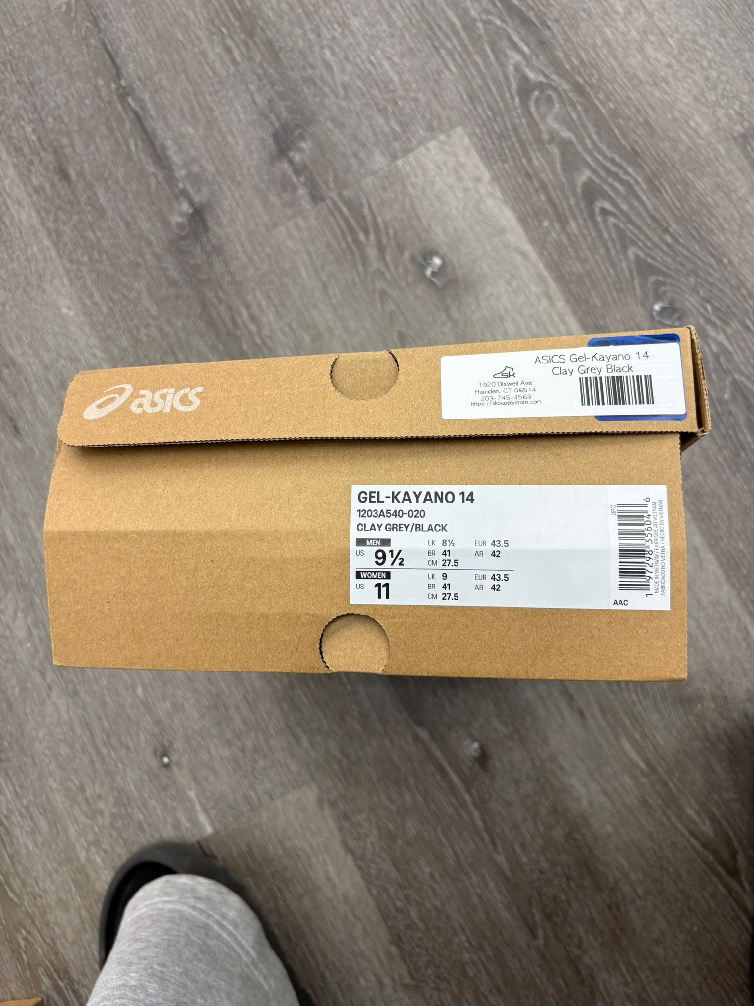 Asics ASICS Gel-Kayano 14 "Clay Grey Black" - Size 9.5 Size US 9.5 / EU 42-43 - 6 Thumbnail