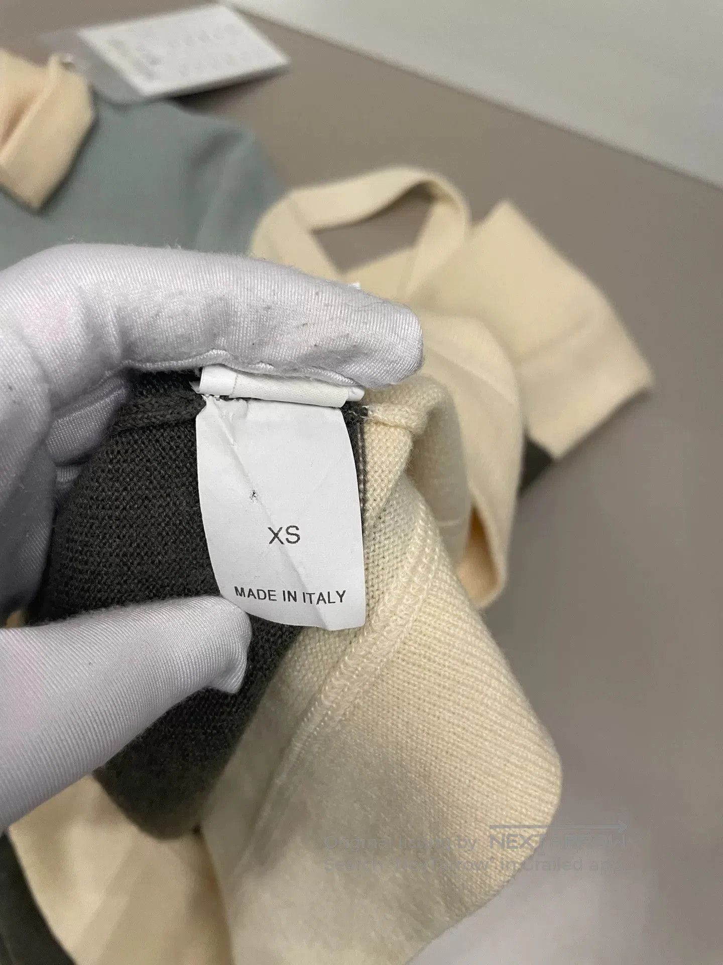 Brunello Cucinelli Brunello Cucinelli Beige Colorblock Sweater XS. Size US XS / EU 42 / 0 - 5 Thumbnail