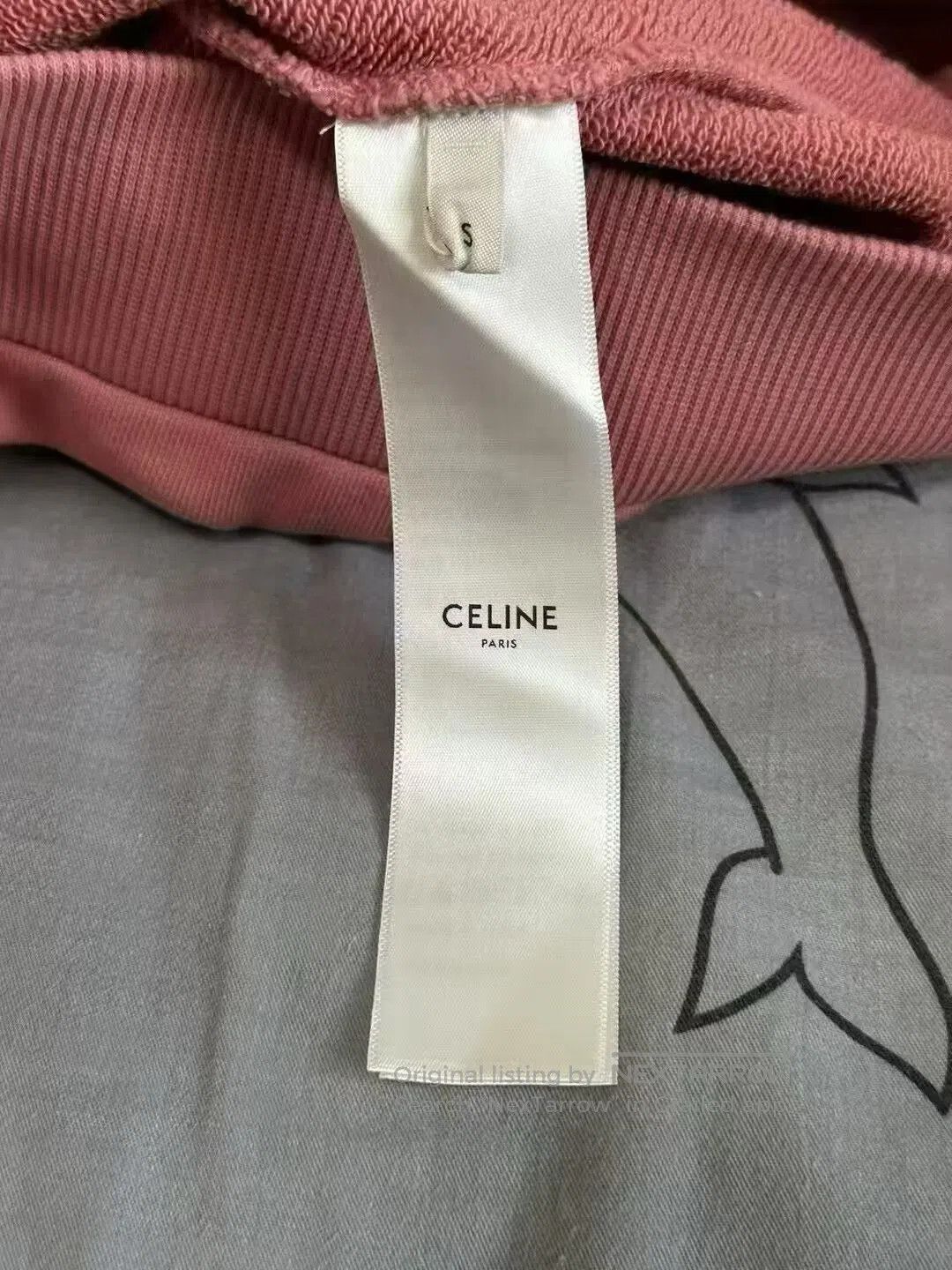 Celine Celine Pink Logo Hoodie. Size S / US 4 / IT 40 - 4 Thumbnail