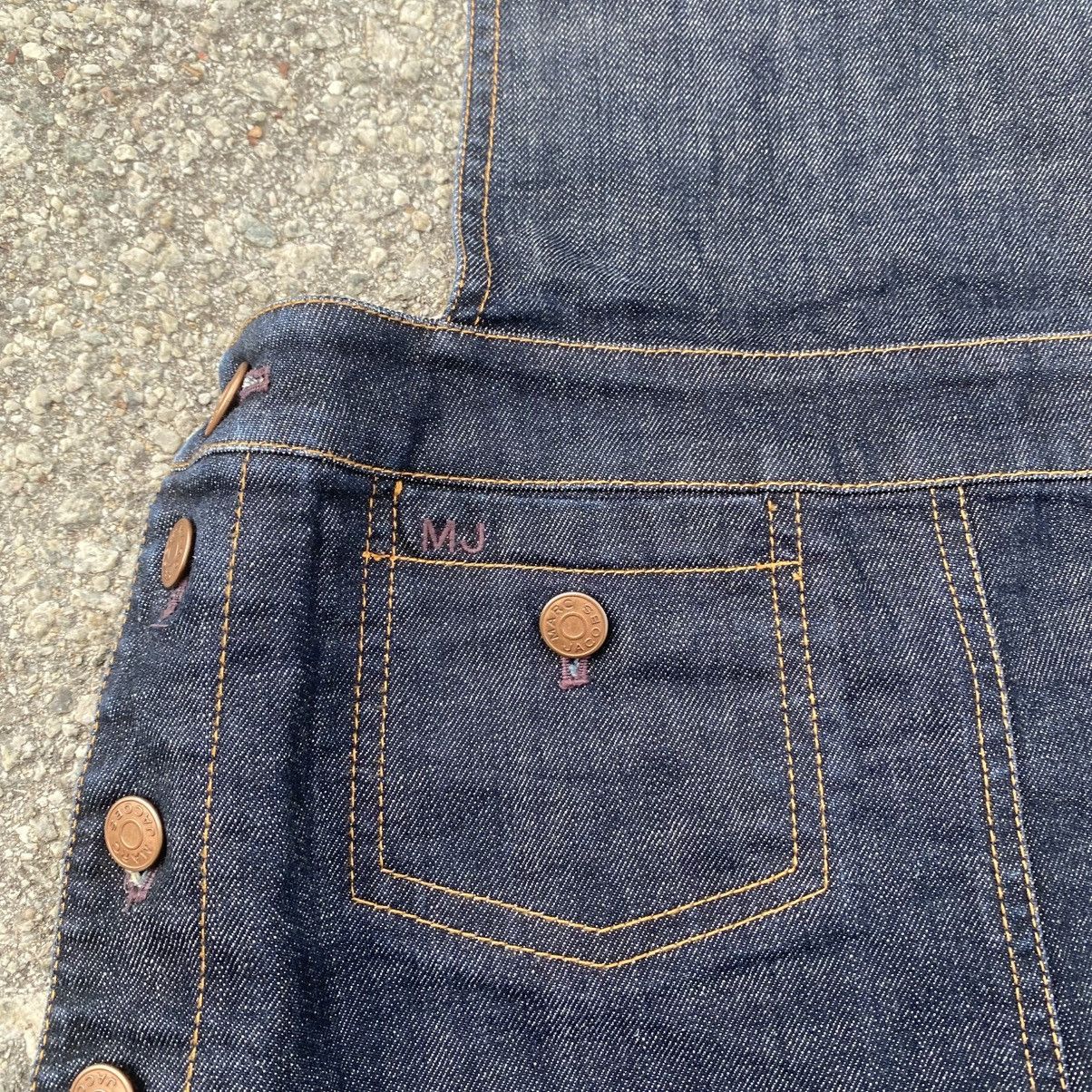 Marc Jacobs ARCHIVAL MARC JACOBS INDIGO DENIM PINAFORE DRESS Size S / US 4 / IT 40 - 6 Thumbnail