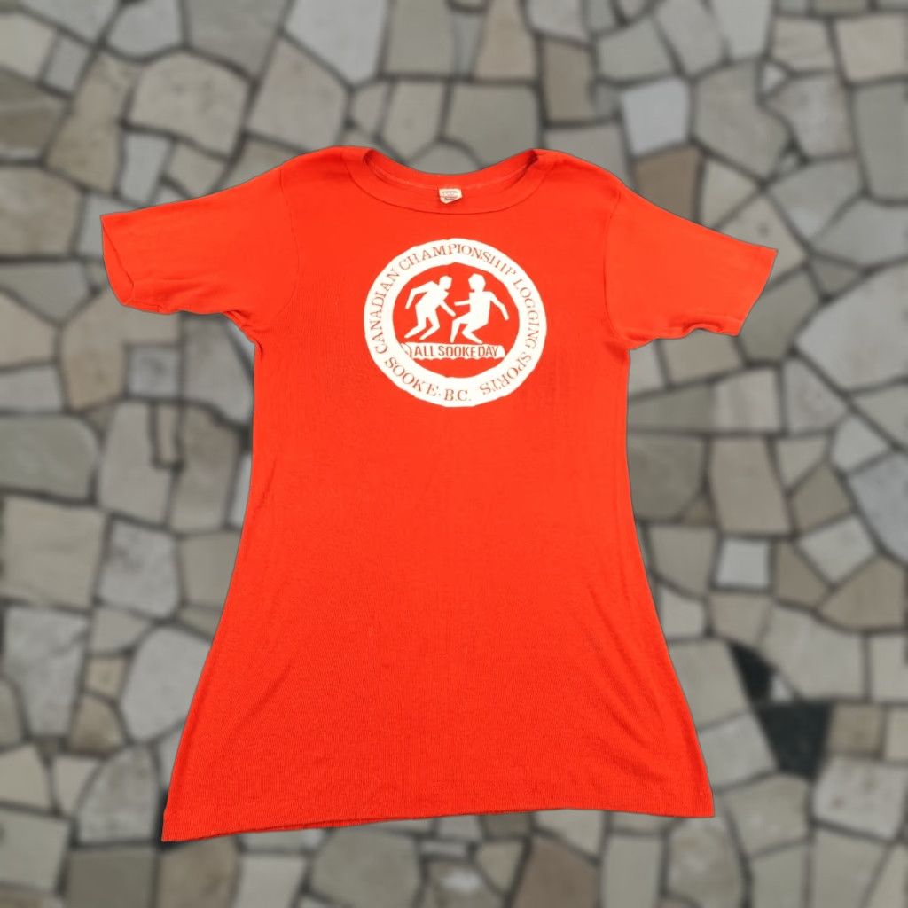 Vintage VINTAGE Avanti 70s Sports Shirt T-Shirt Mens XL Red Graphic Print Crew Neck Capstone? Size US XL / EU 56 / 4 - 1 Thumbnail