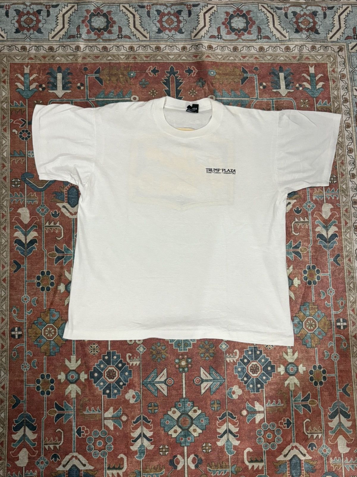 Donald Trump × Vintage RARE Vintage Trump Plaza Shirt Single Stitched Size US XL / EU 56 / 4 - 1 Thumbnail