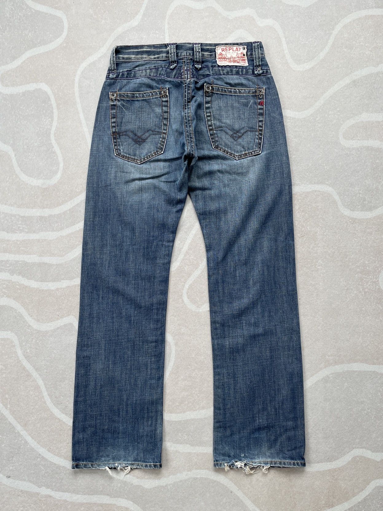 Designer × If Six Was Nine × Replay Replay Straight Denim (P109) Size US 29 - 2 Thumbnail