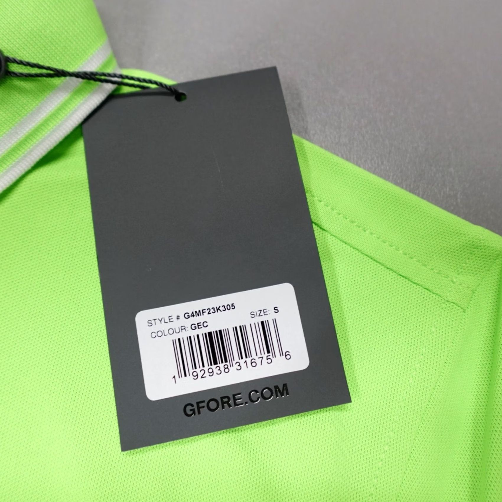 G/FORE G/Fore Golf Polo Shirt Solid Green Performance Embossed Logo Men's Size S Size US S / EU 44-46 / 1 - 4 Thumbnail