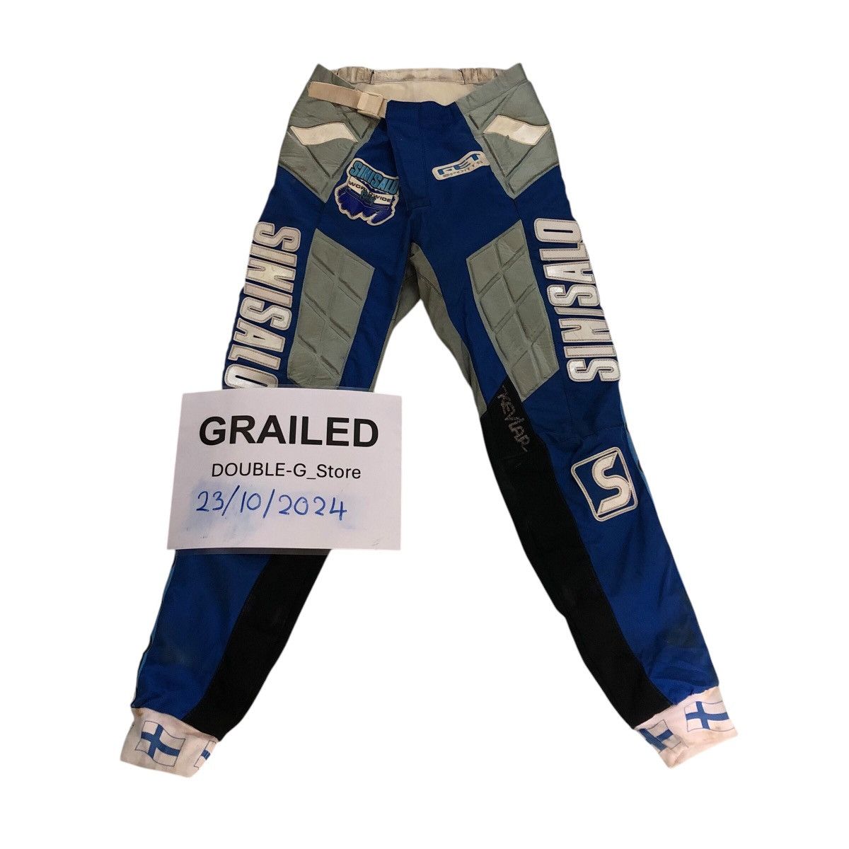 Japanese Brand 📌Vintage World Racing Team Sinisalo Motor Cross Pants Size US 28 / EU 44 - 1 Thumbnail
