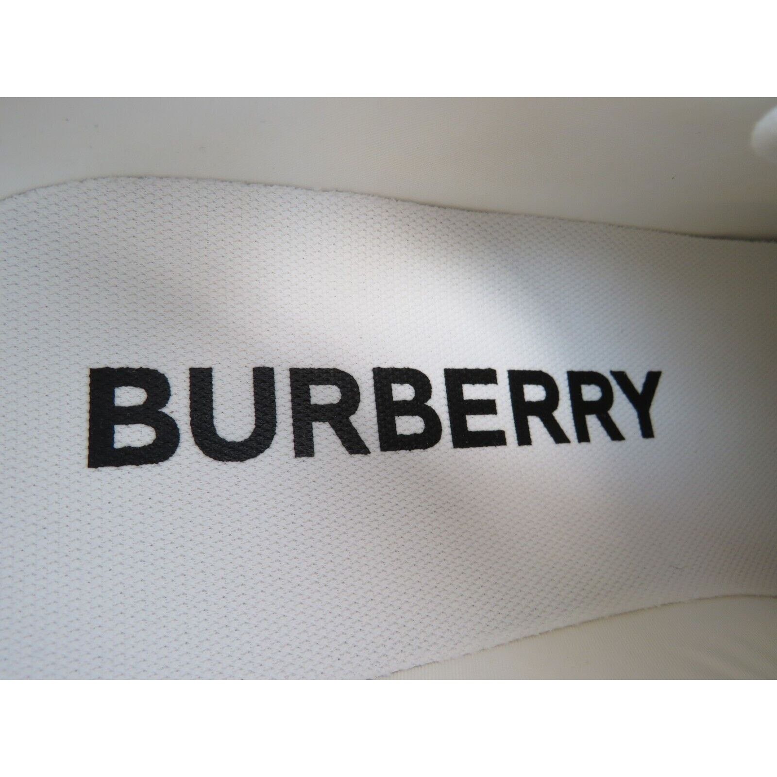 Burberry BURBERRY VERS WHITE CANVAS RUBBER STRAPS LOGO SNEAKERS 44 11 Size US 11 / EU 44 - 13 Thumbnail