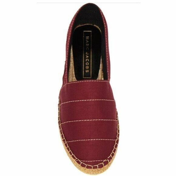 Marc Jacobs Marc Jacobs Womens Red Wine Sienna Gold Heel Espadrilles Sli Size US 8 / IT 38 - 3 Thumbnail