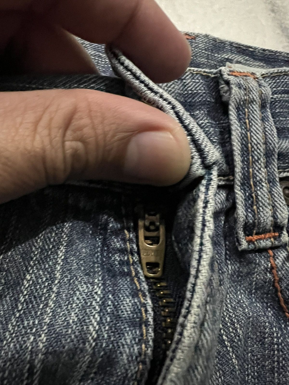 Edwin × If Six Was Nine × Japanese Brand 💥Flare💥Vintage Edwin Backle Back Faded Washed Jeans Size US 28 / EU 44 - 8 Thumbnail