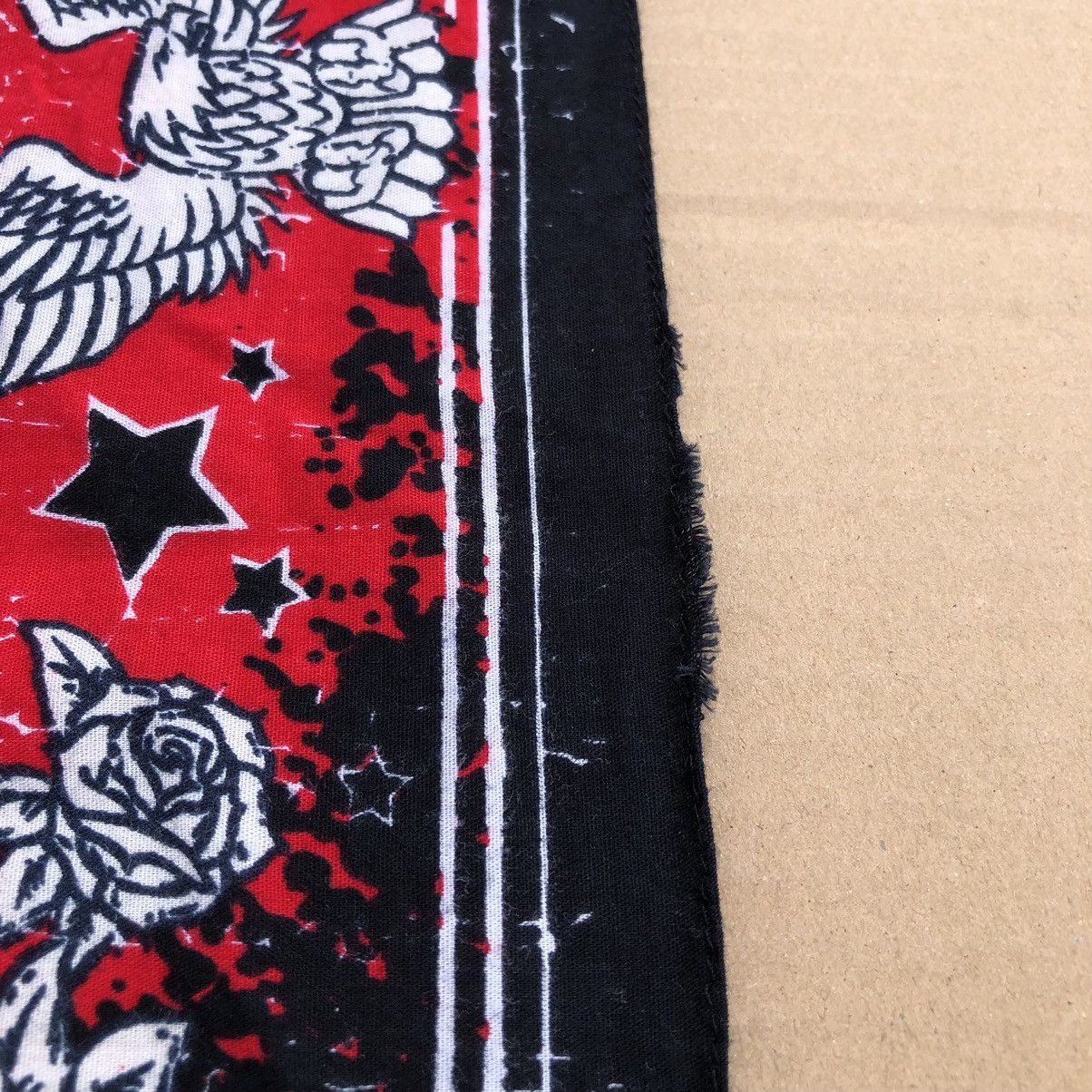 Japanese Brand Paisley Biker Eagle Rose Flower Bandana / Scarve / Scarf Size ONE SIZE - 4 Thumbnail