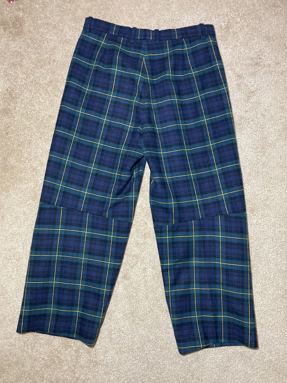 Balenciaga FW19 Balenciaga Cropped Flannel Pants Tartan Plaid 2019 44 Size US 28 / EU 44 - 10 Thumbnail