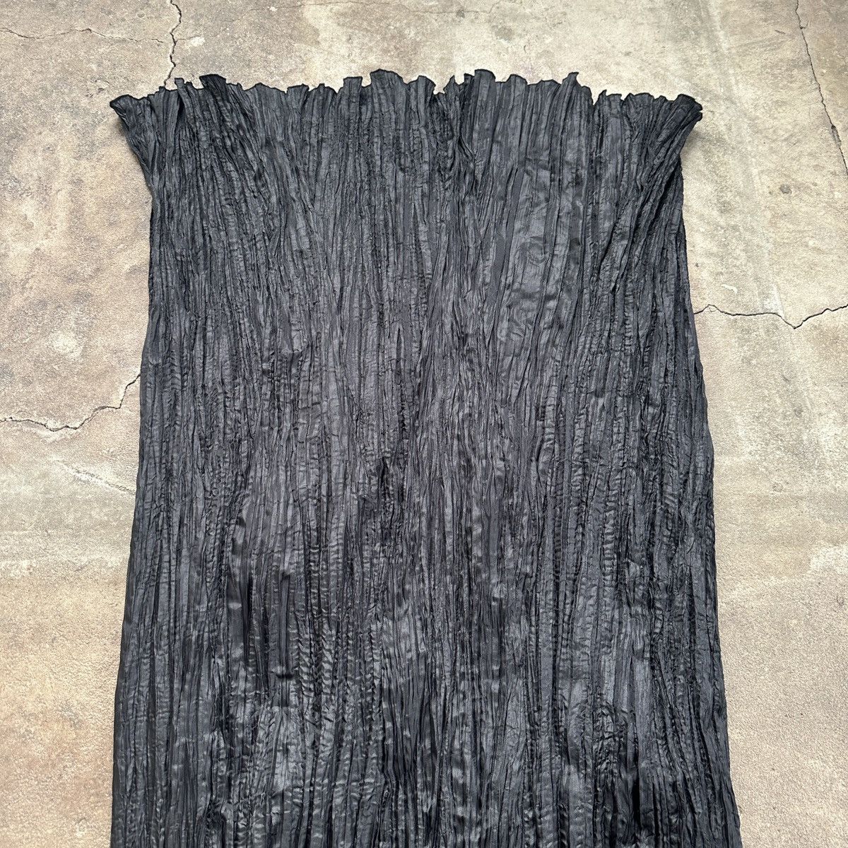 Other Vintage Elvis Pleated Maxi Skirt Issey Miyake Style Size 30" / US 8 / IT 44 - 6 Thumbnail
