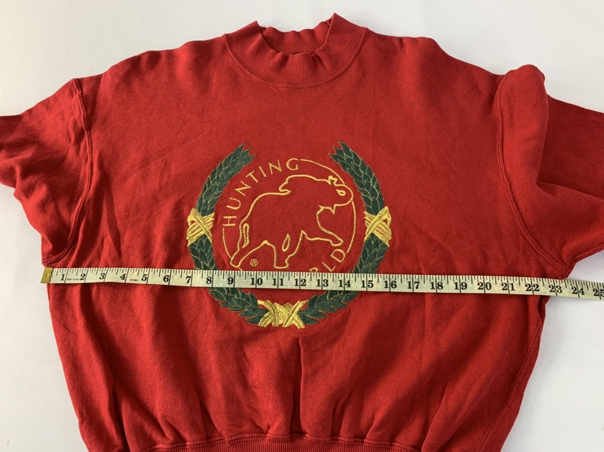 Vintage Hunting World New York Pullover Embroidery Logo Design Size US L / EU 52-54 / 3 - 8 Thumbnail