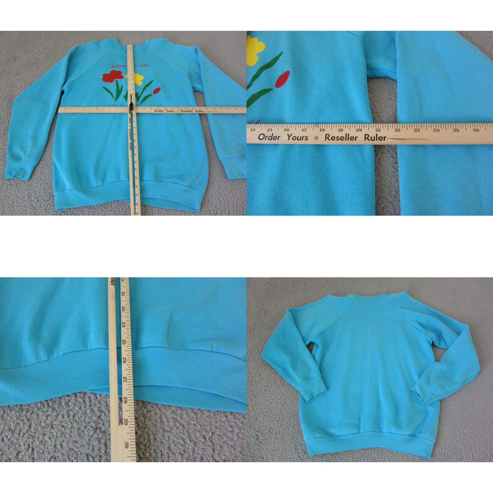 Fruit Of The Loom VINTAGE Fruit of the Loom Sweatshirt Mens XL Blue 90s Cotton Polyester Fleece Crew Neck Pullover All Seasons Size US XL / EU 56 / 4 - 8 Thumbnail