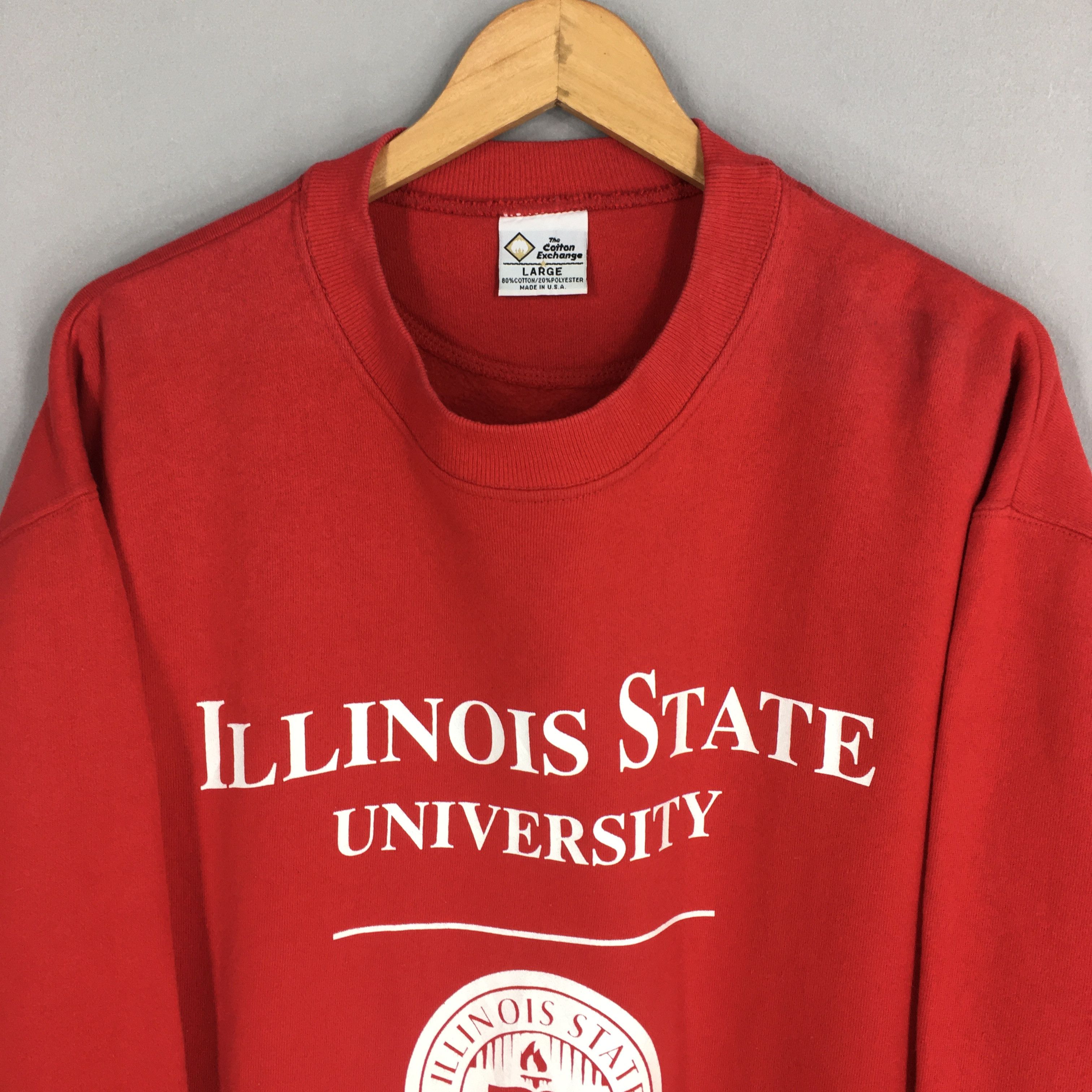 NCAA Vintage Illinois State University Red Sweatshirt Large Size US L / EU 52-54 / 3 - 2 Thumbnail