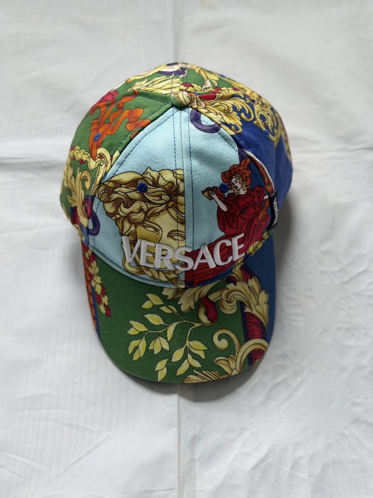Versace Versace Baroque Renaissance Print Baseball Cap Hat Size ONE SIZE - 4 Thumbnail