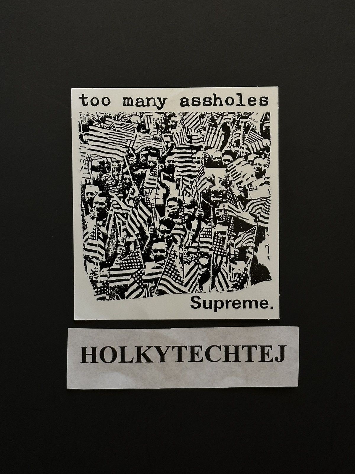 Supreme Supreme Too Many Assholes Sticker Size ONE SIZE - 1 Preview
