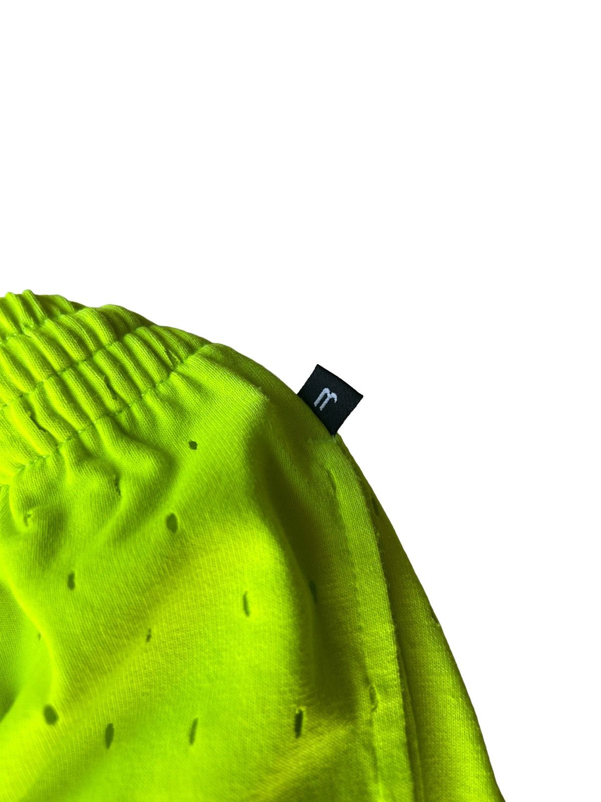 Balenciaga Balenciaga Green Neon Mesh Shorts Size US 34 / EU 50 - 6 Thumbnail
