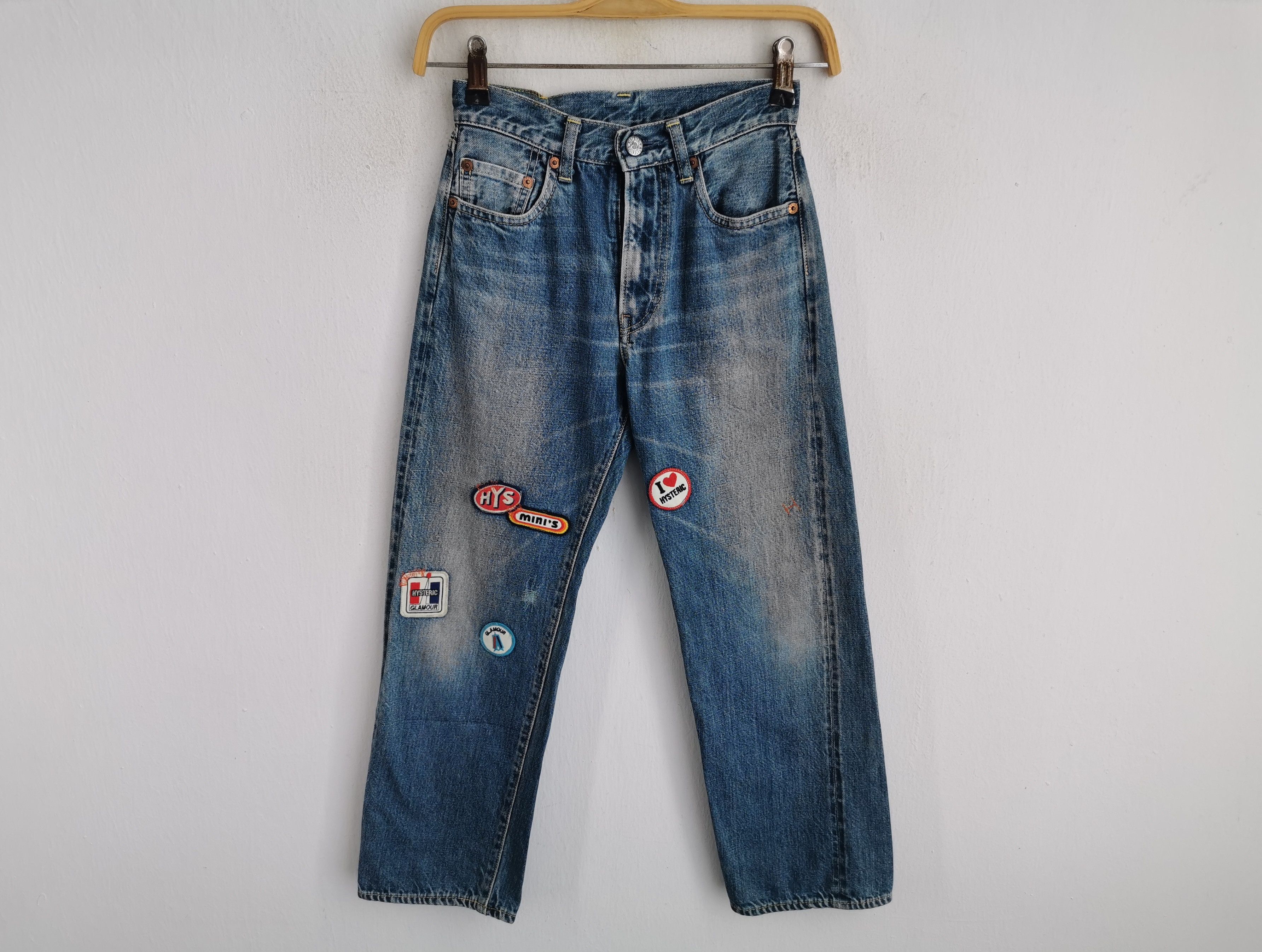 Hysteric Glamour Vintage 90s Hysteric Glamour Selvedge Patch Denim Size 23" - 2 Thumbnail