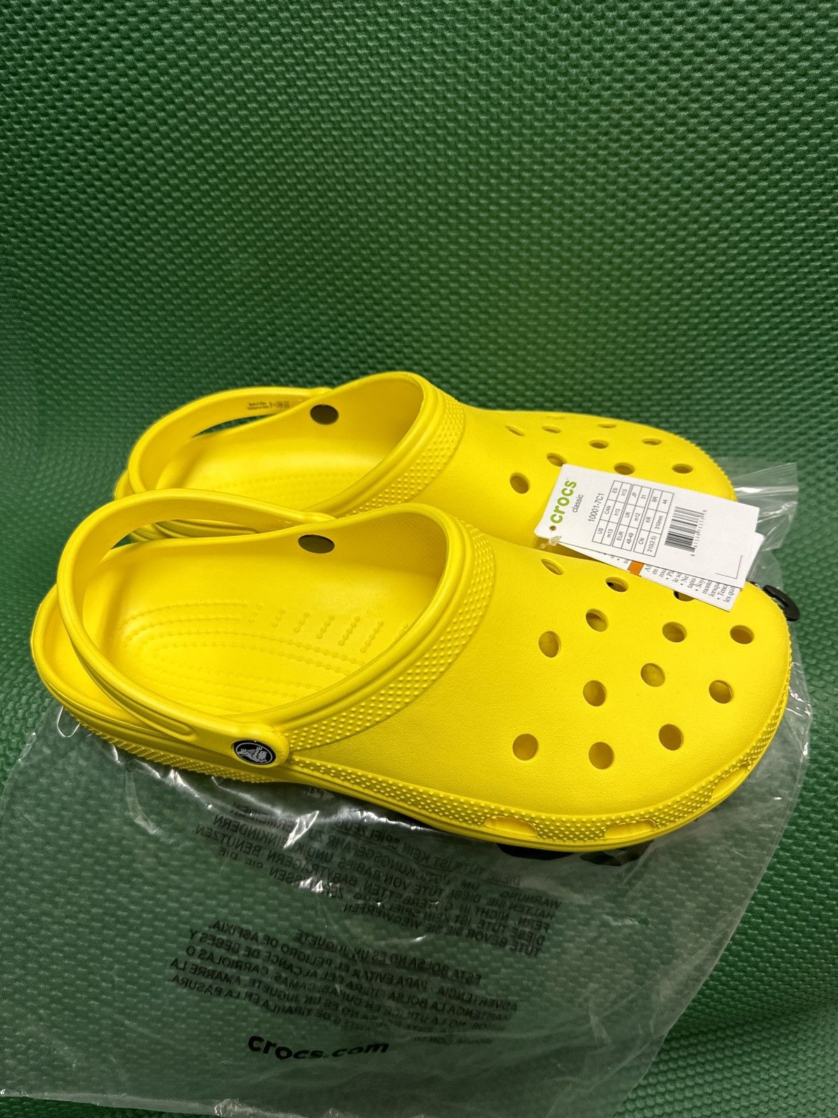 Crocs Crocs Classic Yellow Clogs, Men’s Size 13 Size US 13 / EU 46 - 1 Thumbnail