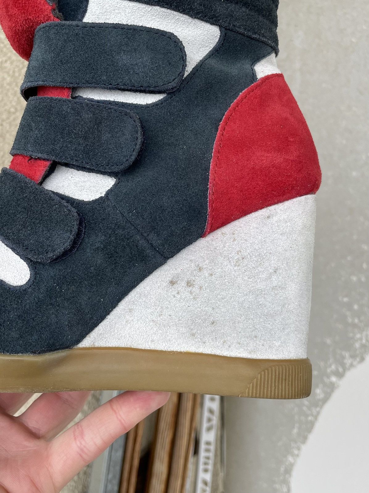 Isabel Marant Isabel Marant Style Bowie Wedge Sneakers Hi Top Shoes Sz 38 Size US 8 / IT 38 - 20 Thumbnail
