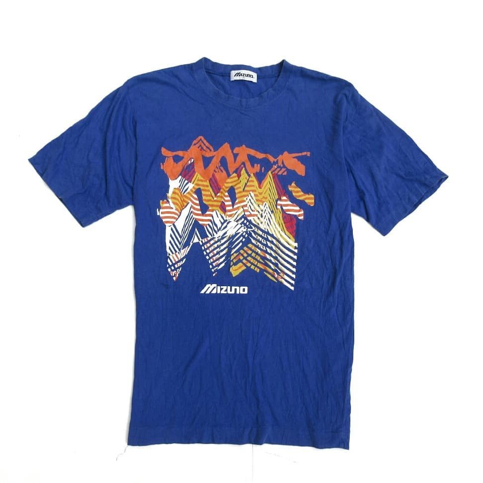 Mizuno Mizuno Italia Outdoor Mountainering Vintage 90s tee tshirt Size US M / EU 48-50 / 2 - 1 Thumbnail