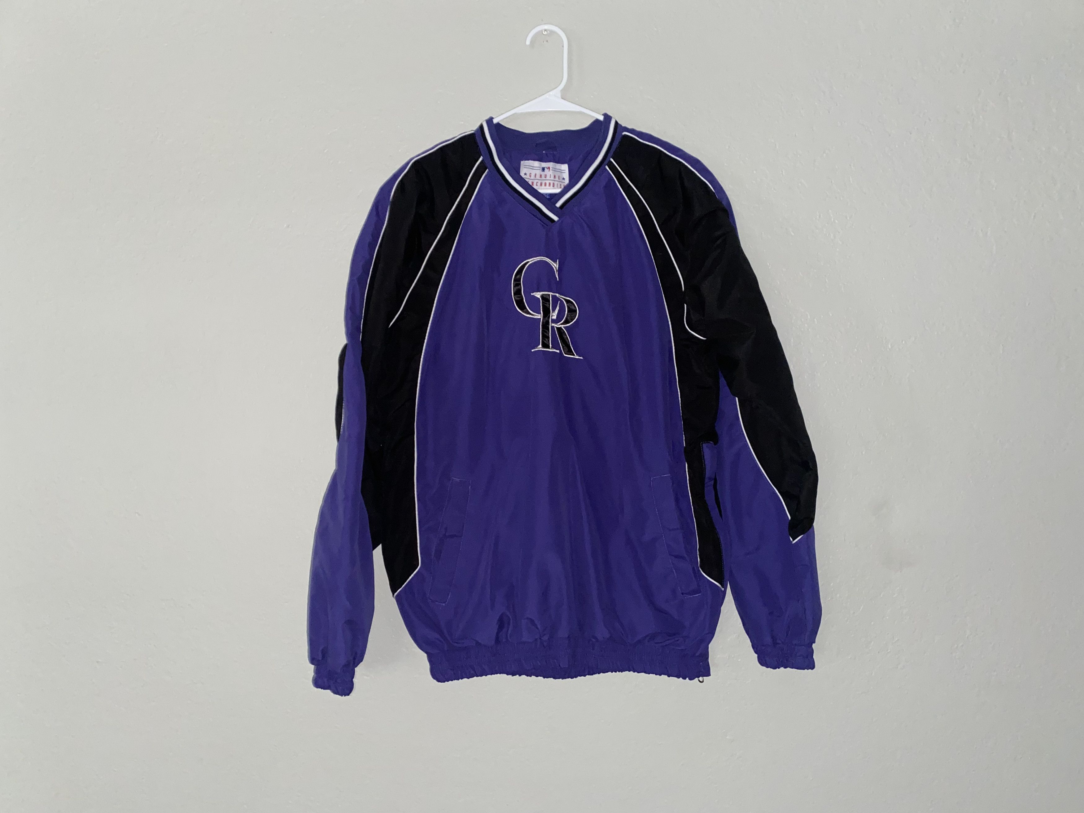MLB vtg Colorado Rockies Pullover Windbreaker M top MLB Baseball Size US M / EU 48-50 / 2 - 1 Thumbnail